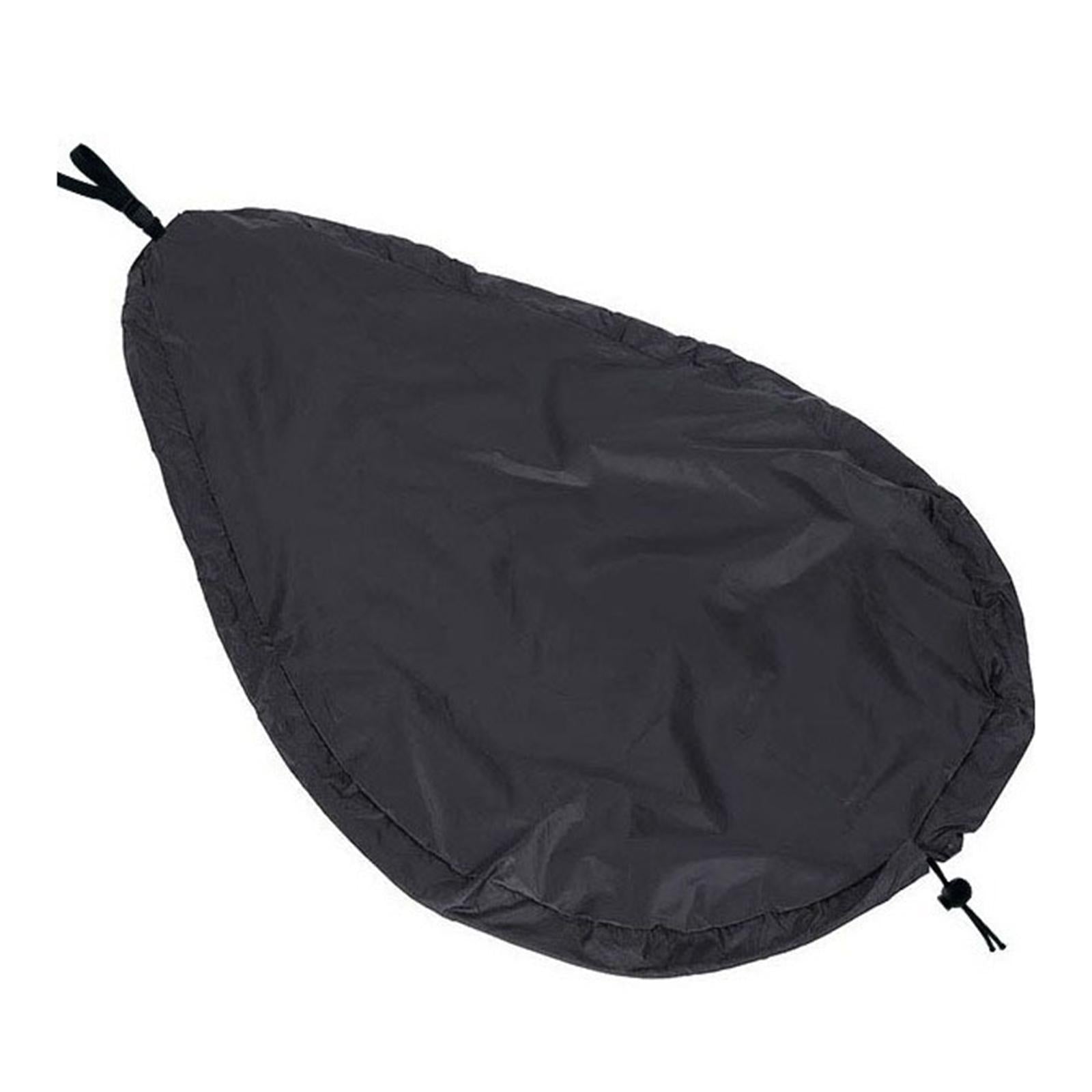 Kayak Cockpit Cover Dustproof Kayak Cabin Protection Cover Cockpit Protector Black 98.6cmx57.5cm