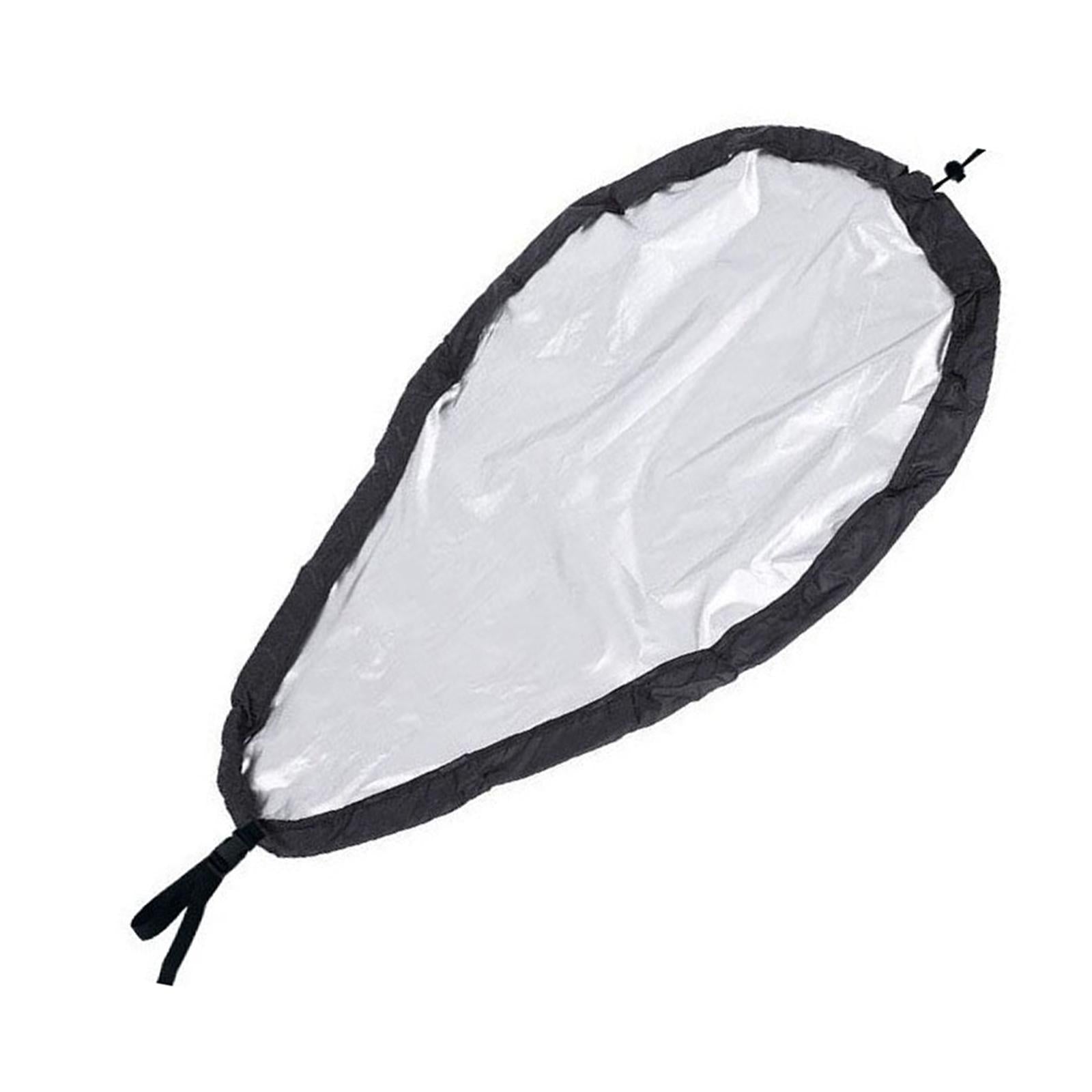 Kayak Cockpit Cover Dustproof Kayak Cabin Protection Cover Cockpit Protector Silver 88.4cmx55.4cm