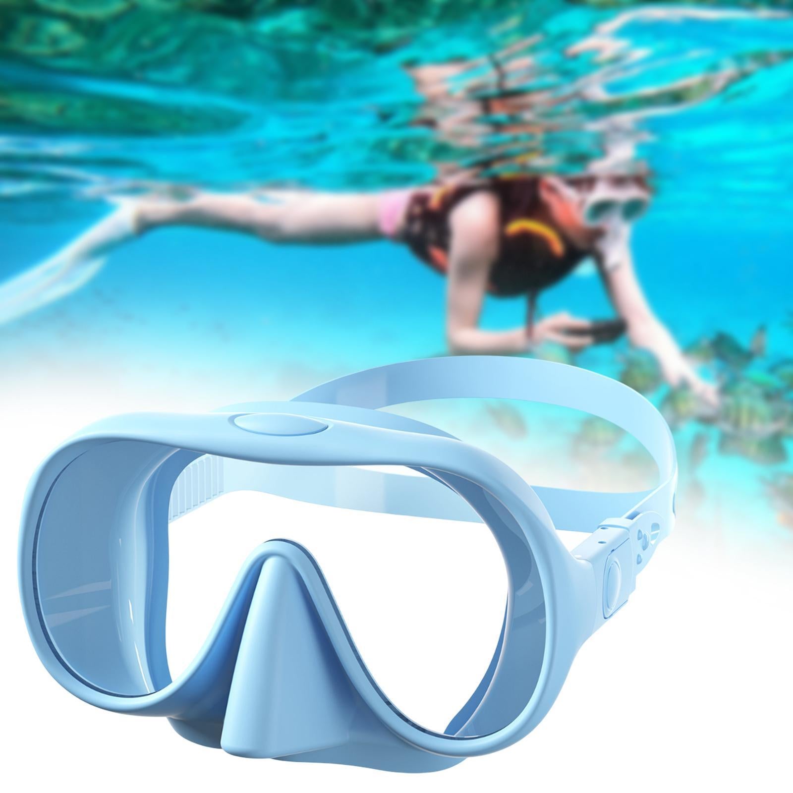 Adult Swim Goggles Clear View Eyewear for Swimming Pool Water Sports Diving Blue