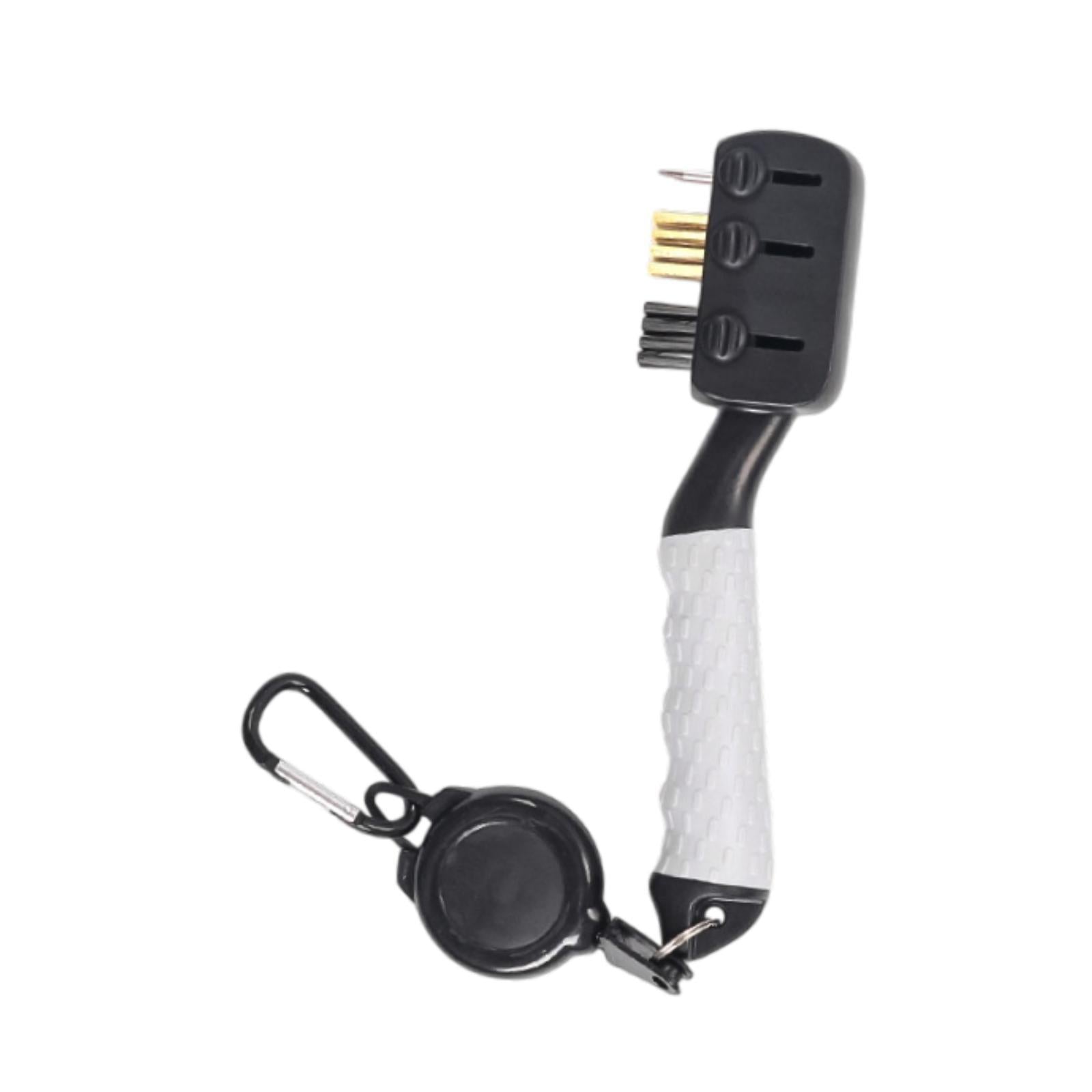 Golf Club Cleaner Brush Golf Accessories for Practicing Father's Day Outdoor White