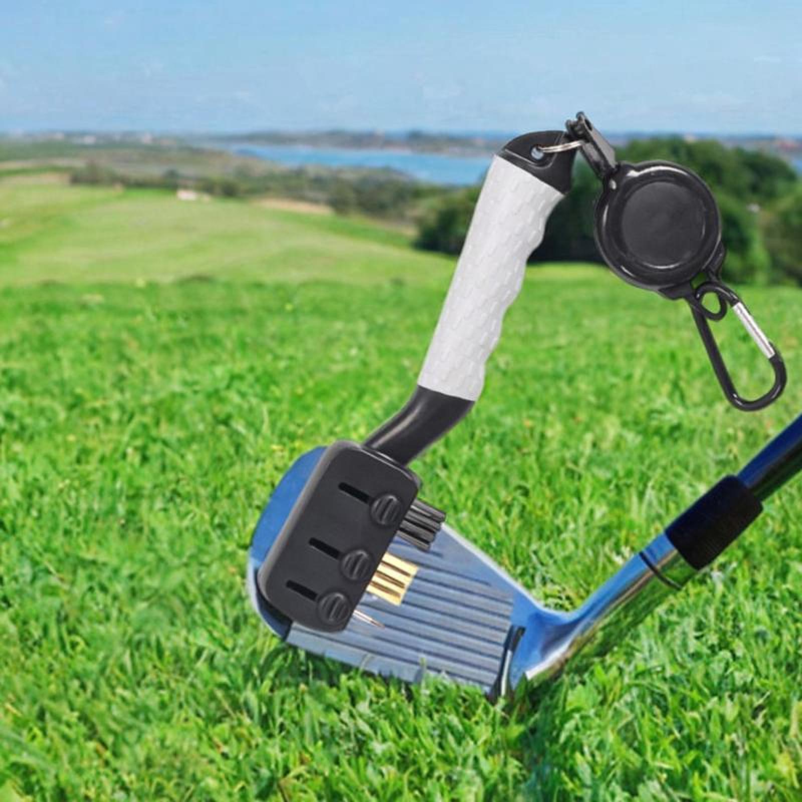Golf Club Cleaner Brush Golf Accessories for Practicing Father's Day Outdoor White