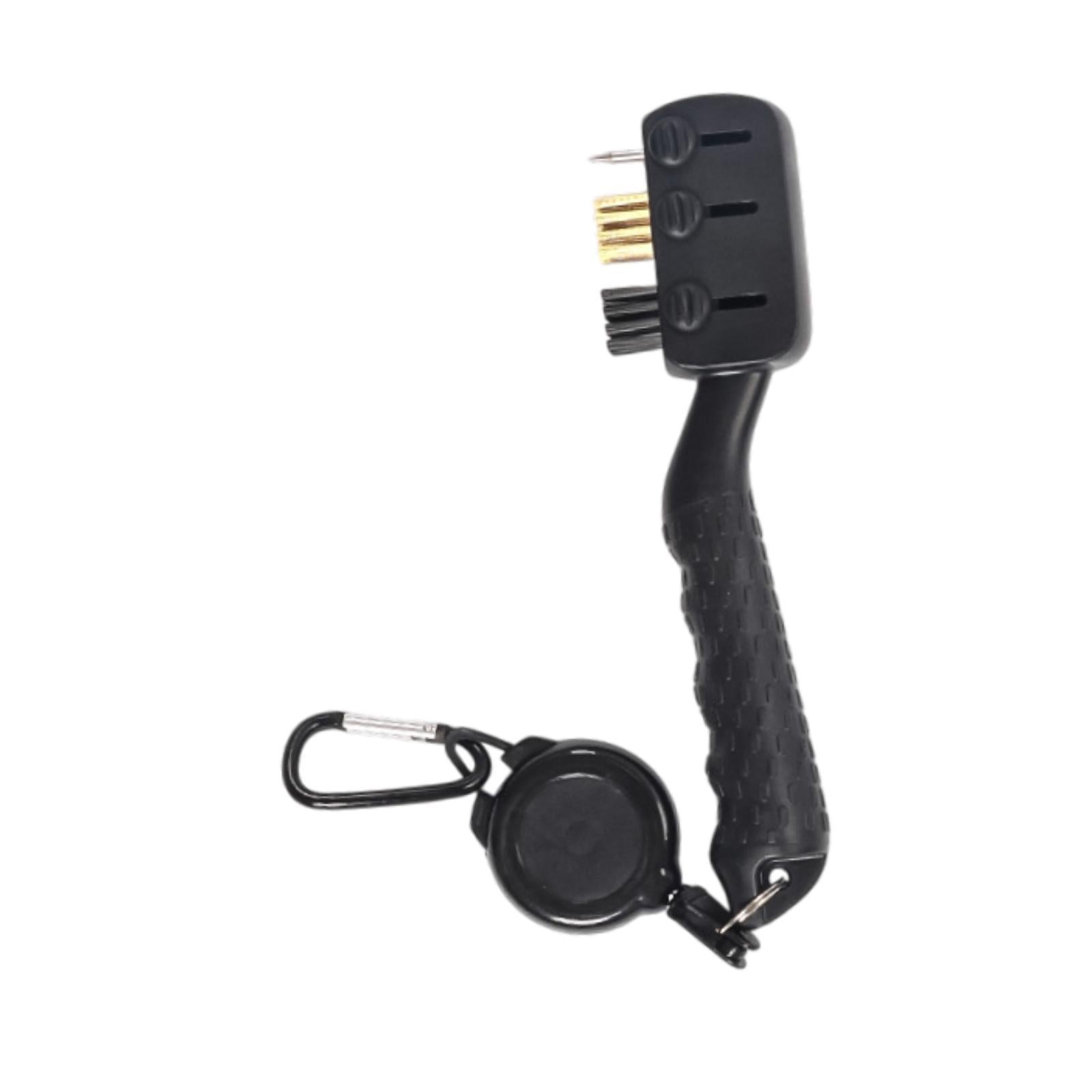 Golf Club Cleaner Brush Golf Accessories for Practicing Father's Day Outdoor Black