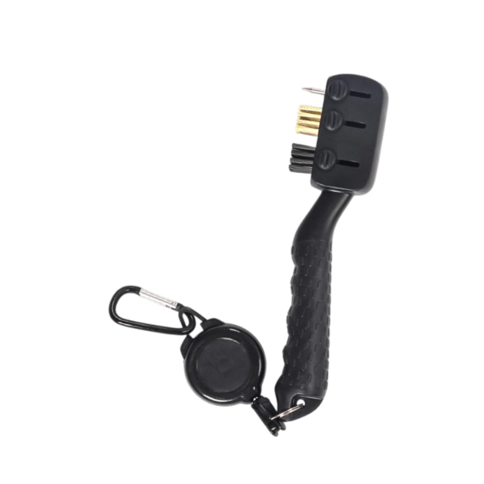 Golf Club Cleaner Brush Golf Accessories for Practicing Father's Day Outdoor Black