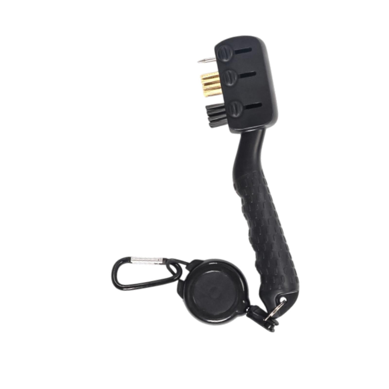 Golf Club Cleaner Brush Golf Accessories for Practicing Father's Day Outdoor Black
