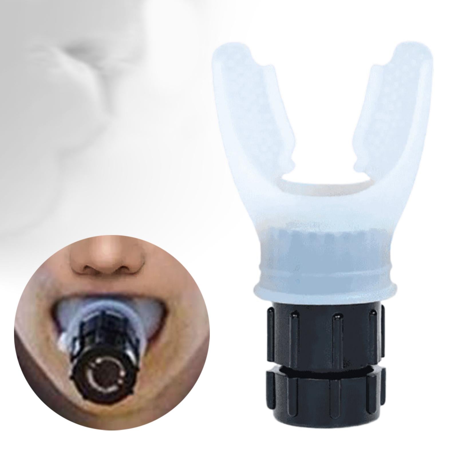 Breathing Trainer Breathing Exercise Trainer Lung Exercise for Riding Diving White