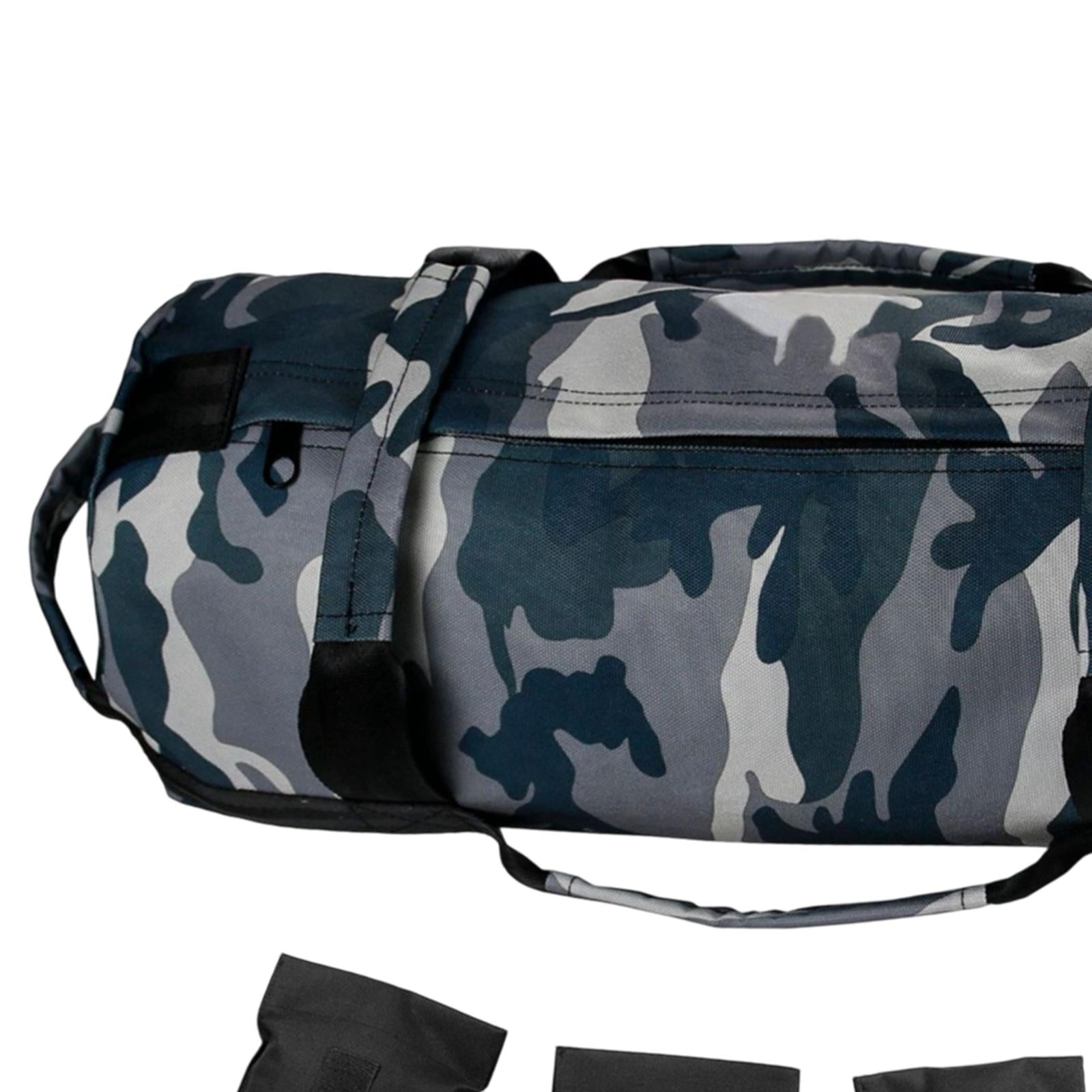 Weighted Bag Canvas Unfilled Sandbag for Weightlifting Powerlifting Home Gym Gray