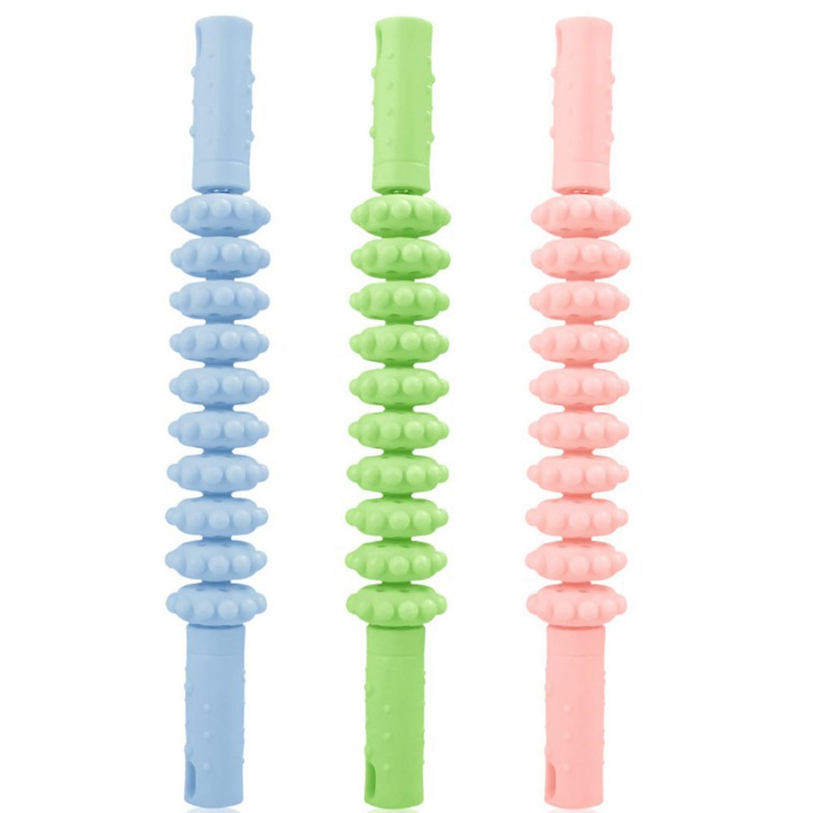 Muscle Roller Stick Comfortable Professional Home Gym for Park Garden Sports Pink