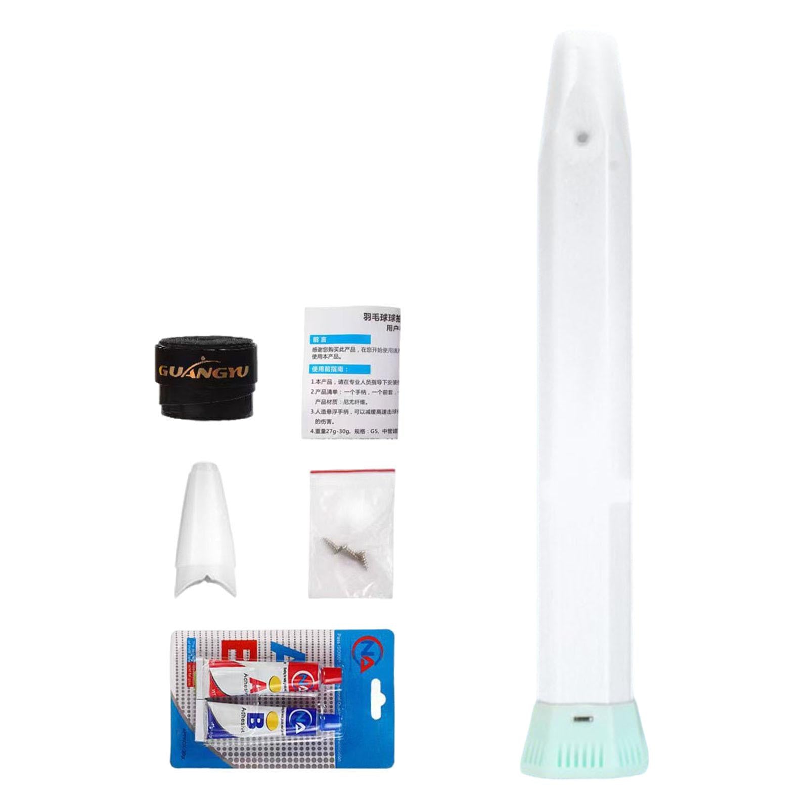 Racquet Handle Set Handle Wrap Men Women Active Player Nonslip Squash Racket White