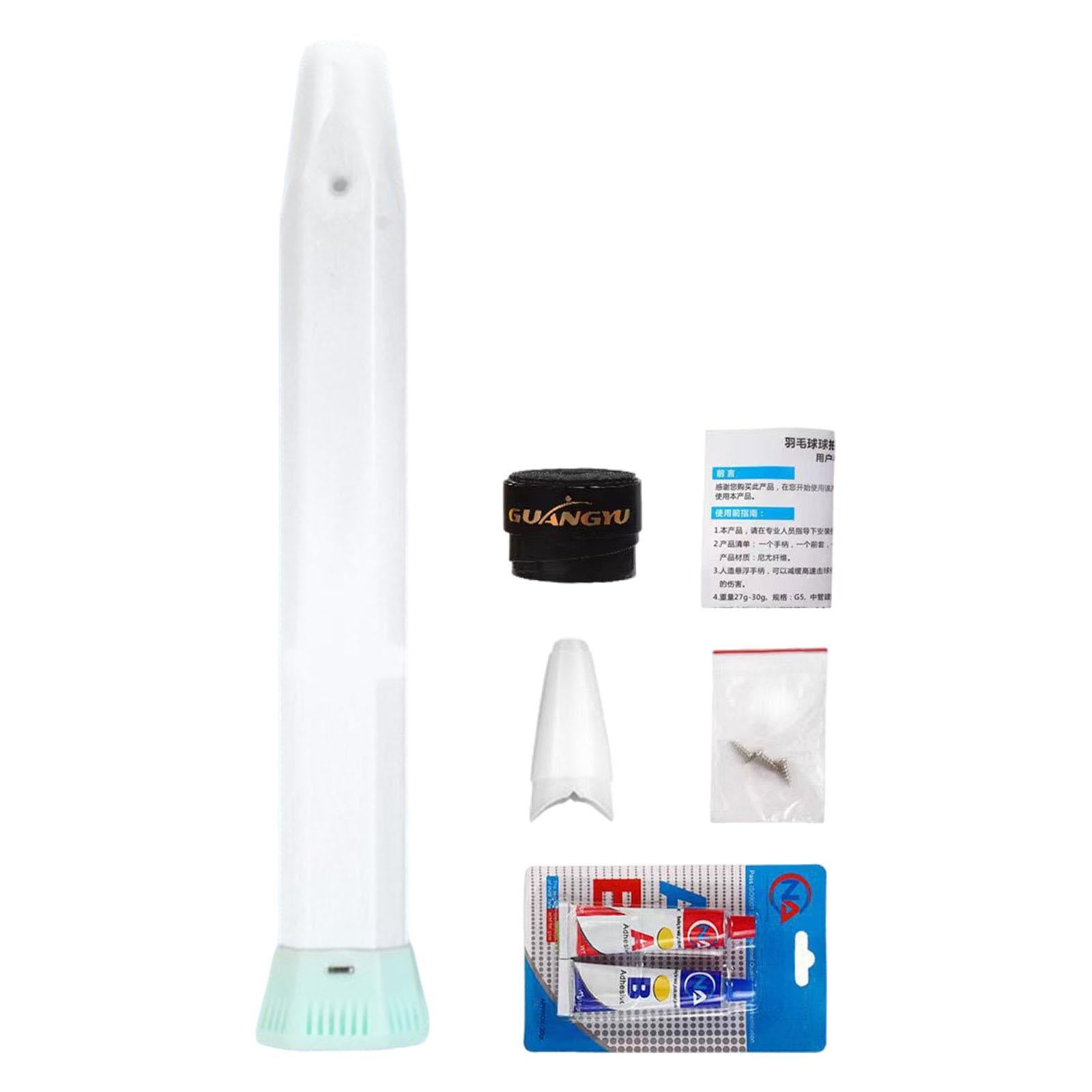 Racquet Handle Set Handle Wrap Men Women Active Player Nonslip Squash Racket White