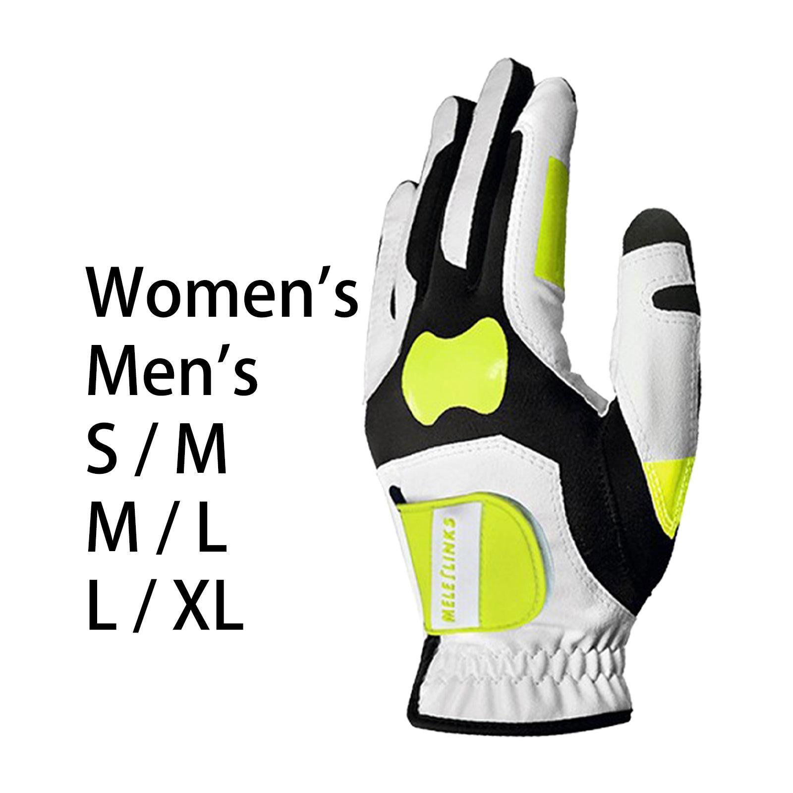 Golf Glove for Left Hand Soft Golfer Glove for Golf Lovers Enthusiast Adults Men S M