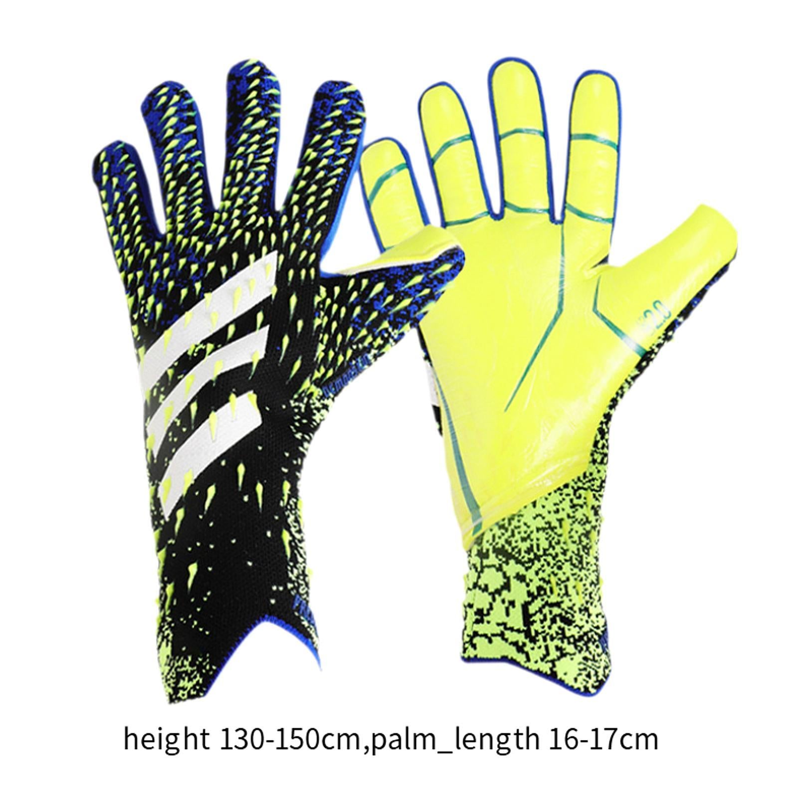 Soccer Goalkeeper Gloves Goalie Glove Accessories for Adults Youth Anti Slip Size 6