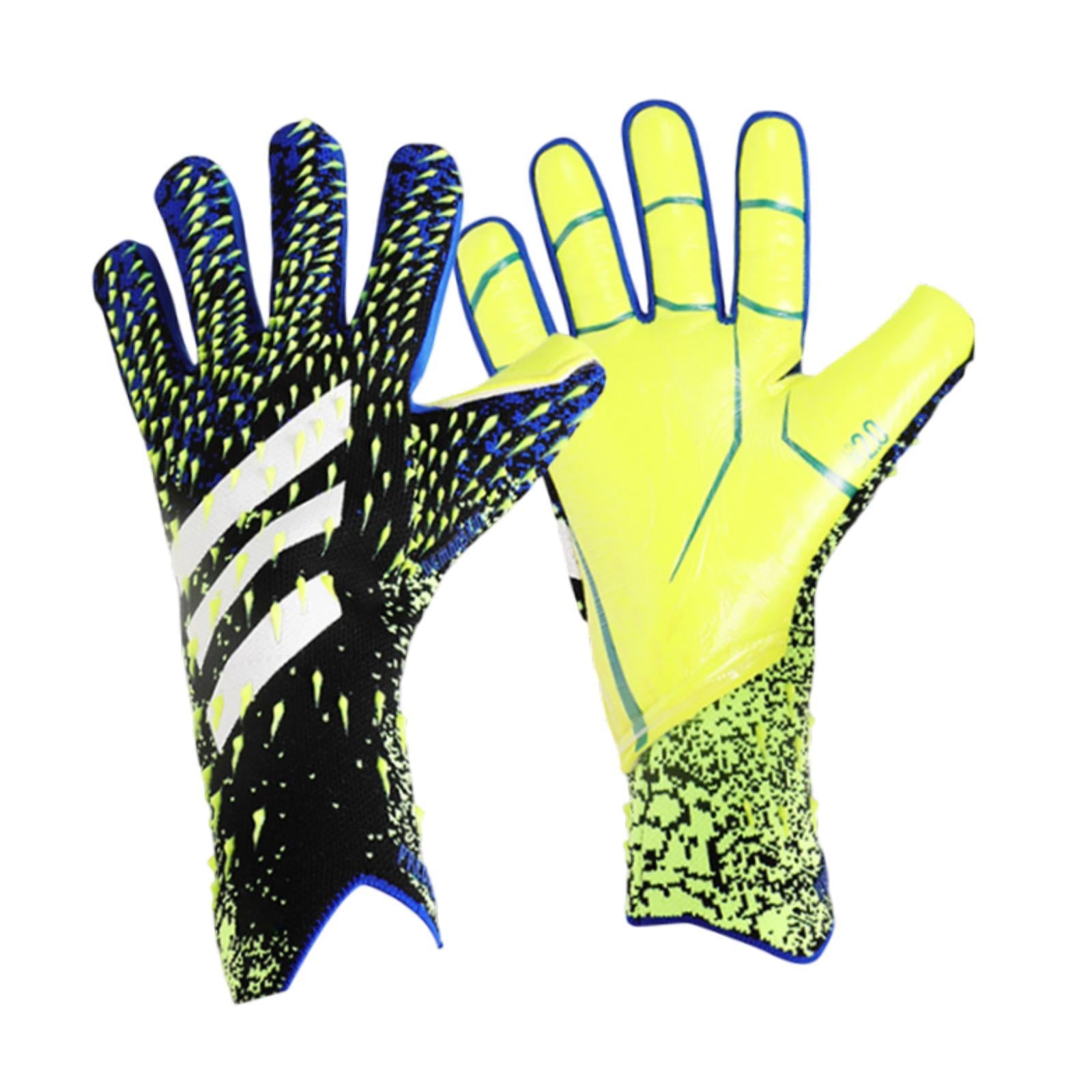 Soccer Goalkeeper Gloves Goalie Glove Accessories for Adults Youth Anti Slip Size 6