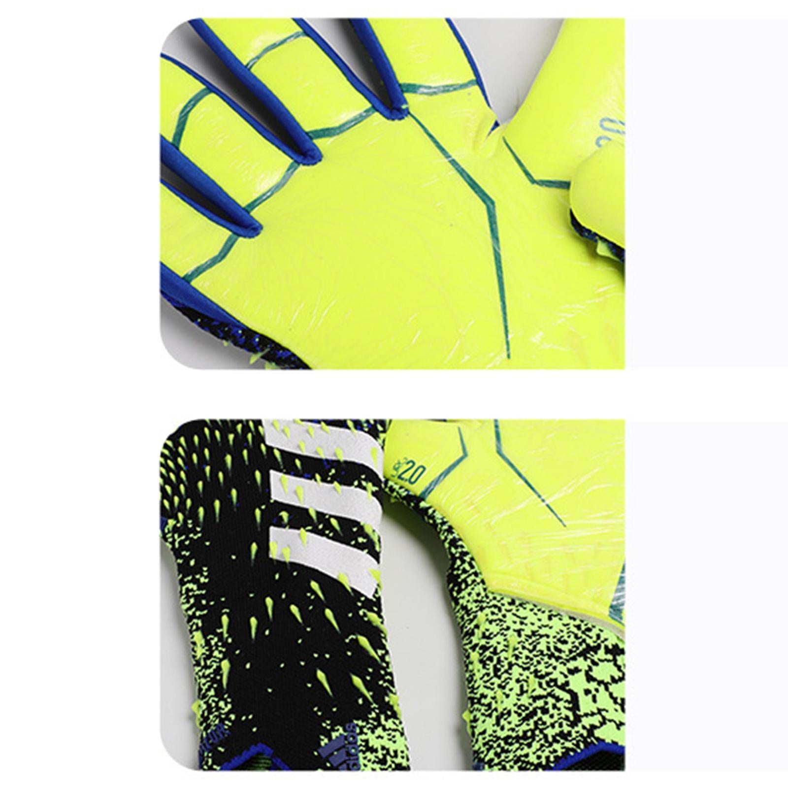 Soccer Goalkeeper Gloves Goalie Glove Accessories for Adults Youth Anti Slip Size 6