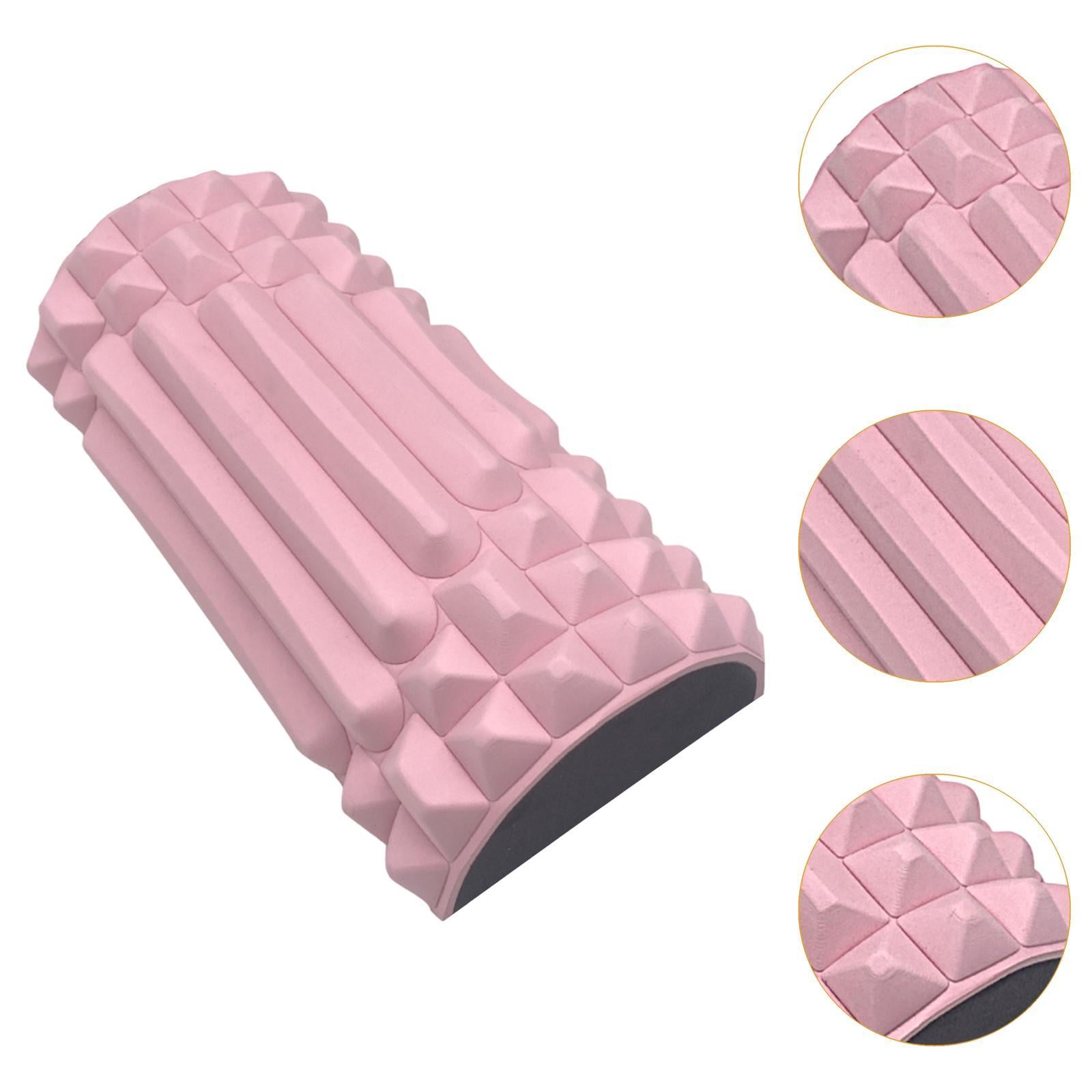 Back Neck Massager Compact Versatile Travel Pillow for Foot Body Muscle Legs pink