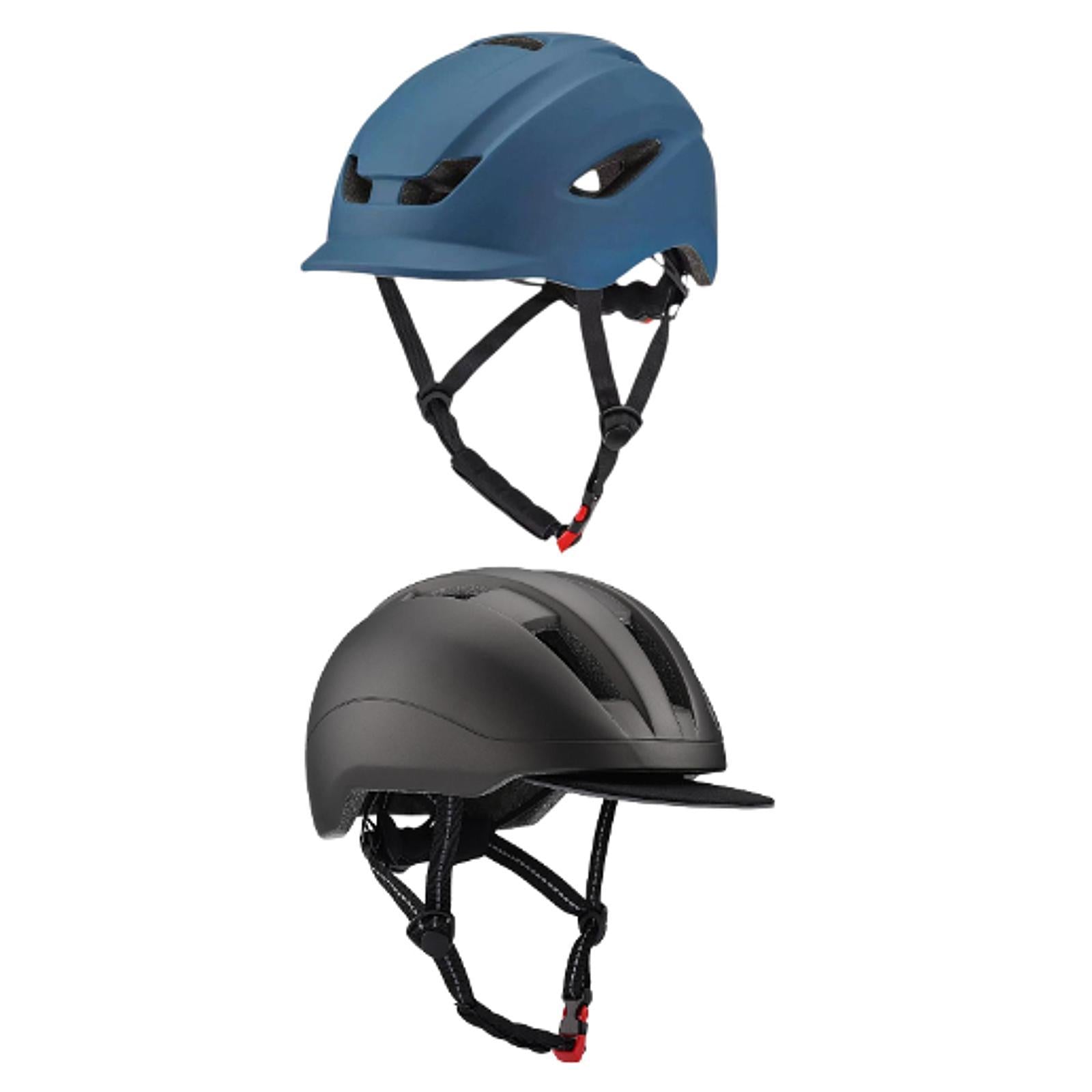 Bike Helmet Impact Resistant Bicycle Helmet for Travel Outdoor Sports Skiing Blue