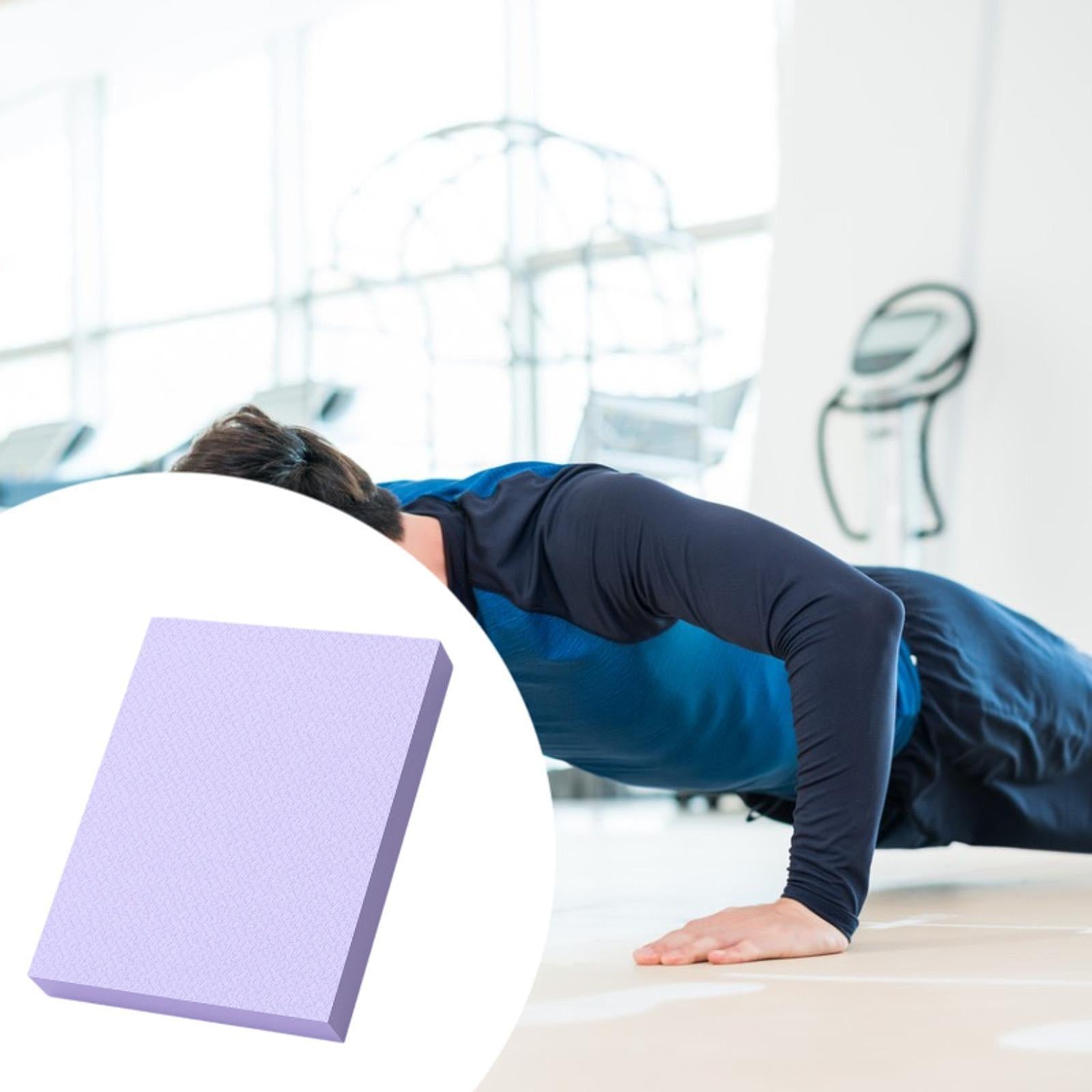 Balance Pad Strength Stability Training Yoga Mat for Gymnastics Workout Home Purple