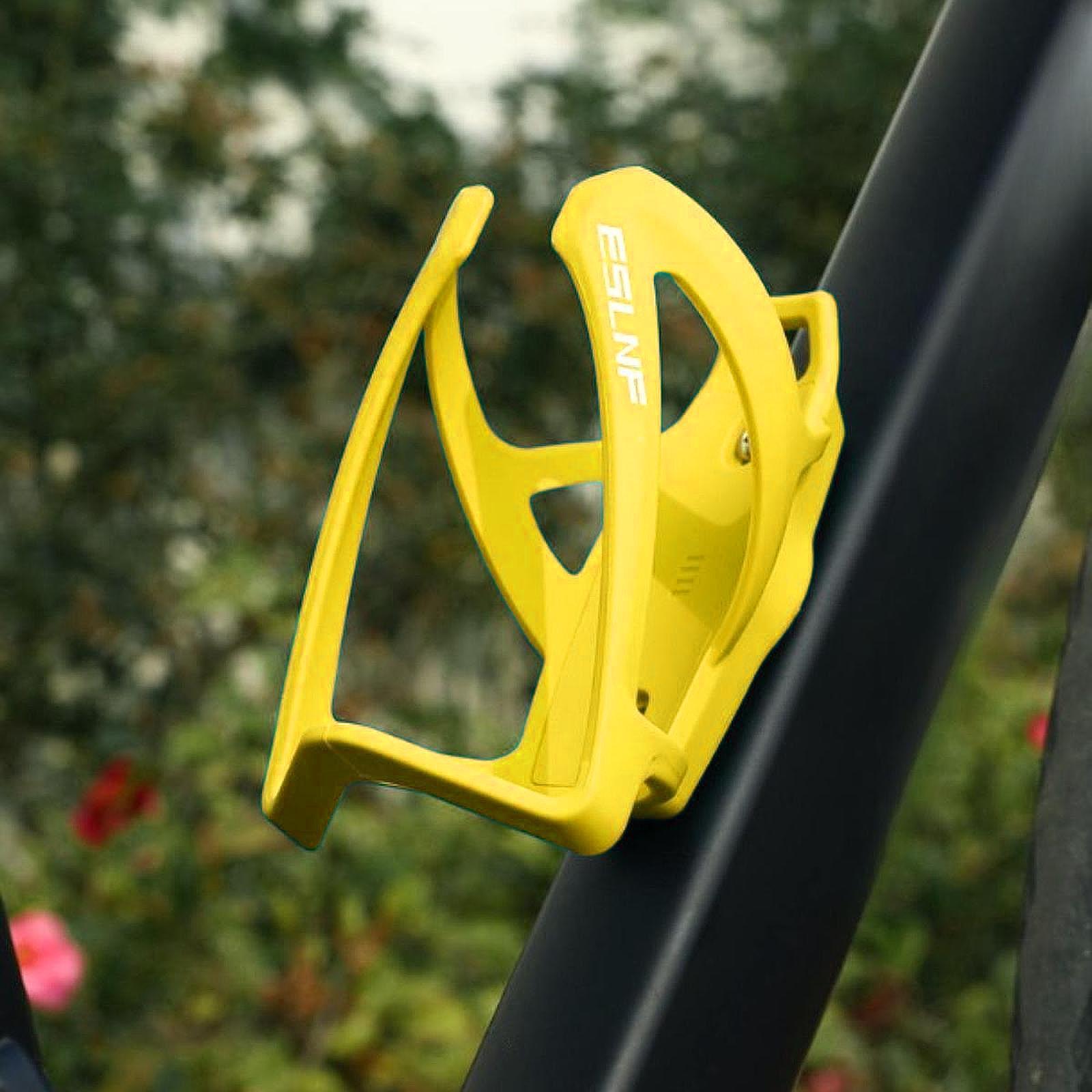 Bike Water Bottle Holder Mount Strong Carrier Bracket Bike Water Bottle Cage Yellow