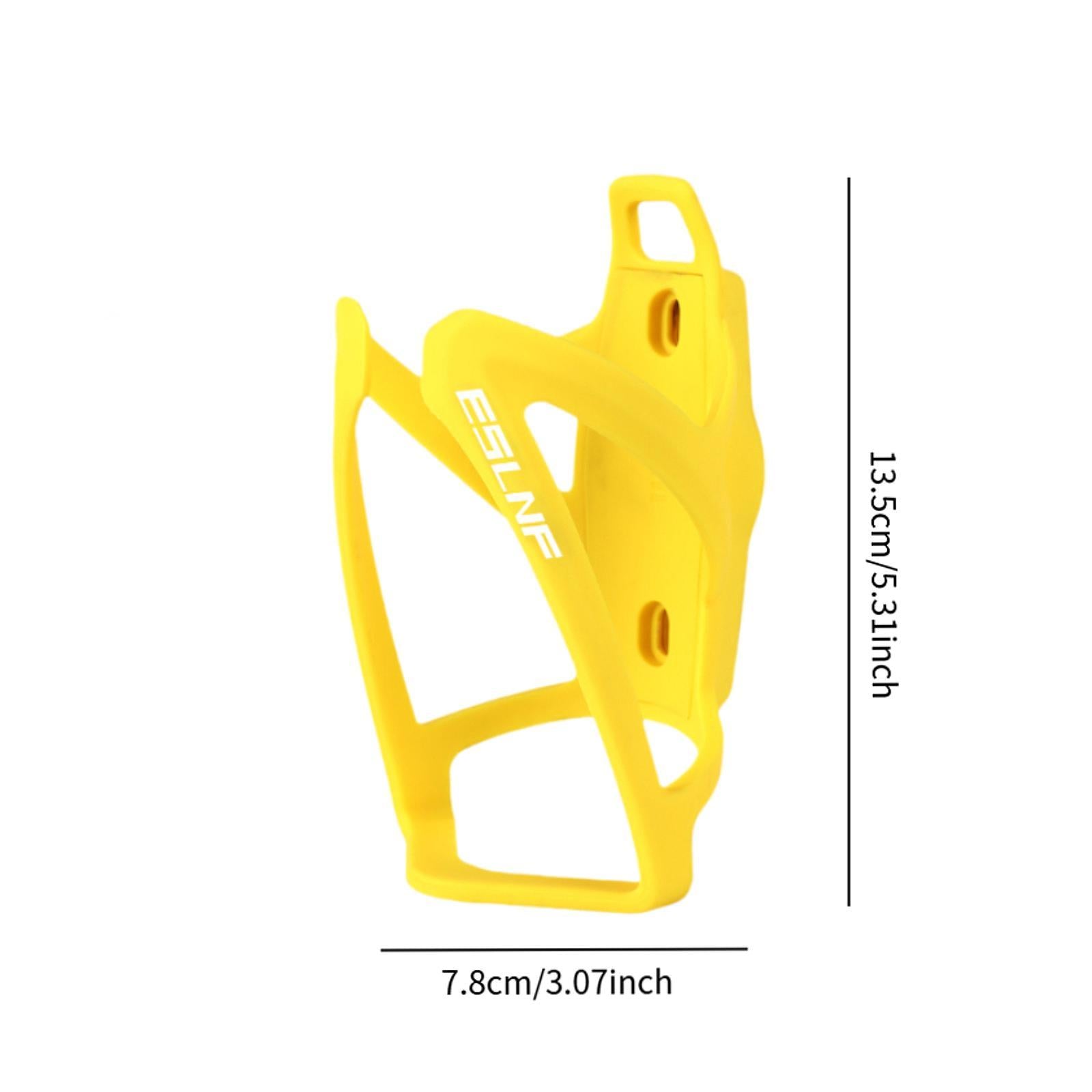 Bike Water Bottle Holder Mount Strong Carrier Bracket Bike Water Bottle Cage Yellow