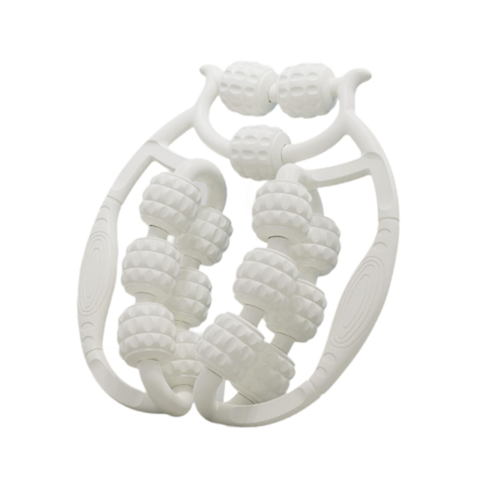 Leg Massager Roller Exercise 360 Degree Thigh Roller for Indoor Gym Physical White