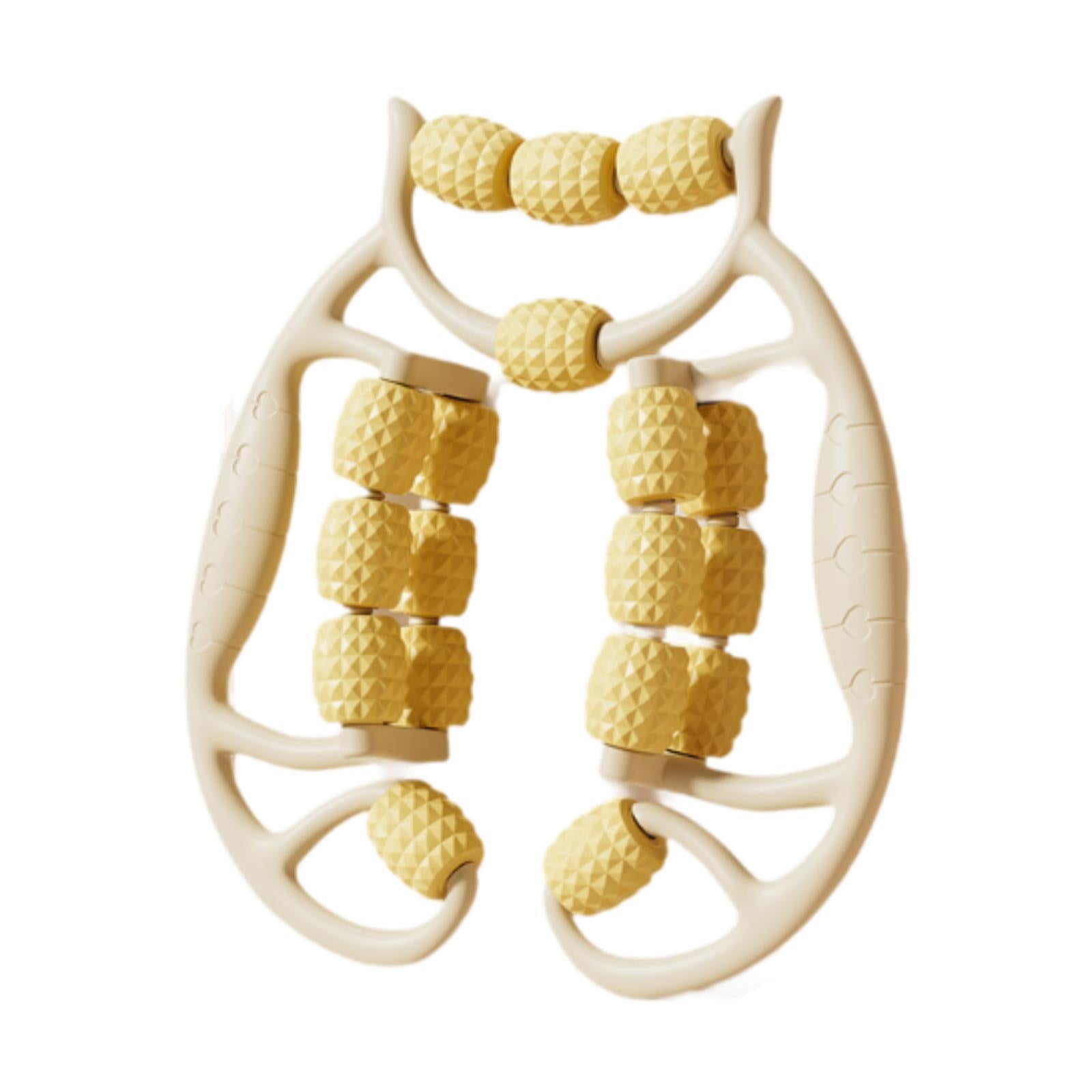 Massage Roller for Legs Exercise Deep Tissue Massage for Physical Gym Sports Yellow