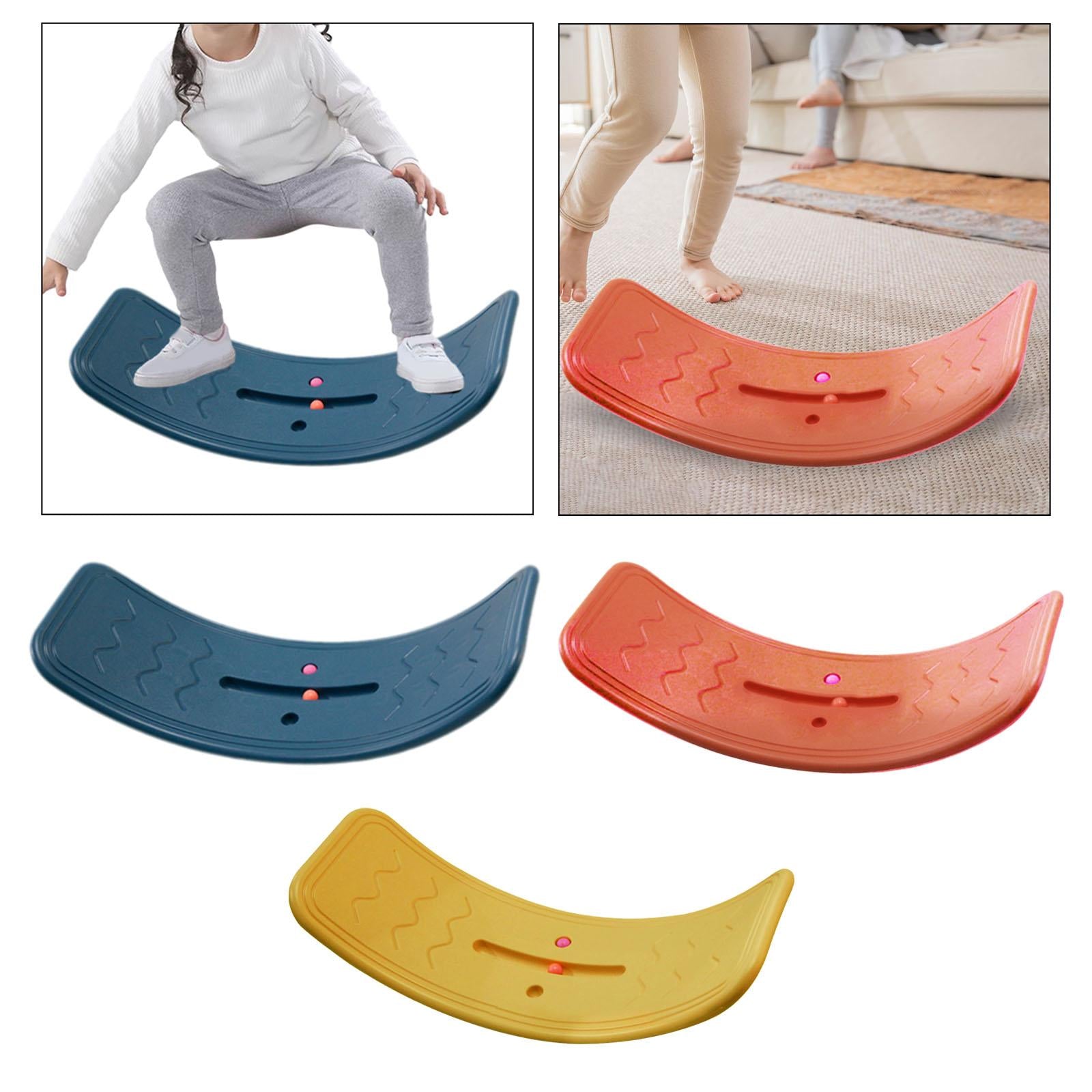 Kids Balance Board Portable Anti Slip Improve Concentration Balance Training Dark Blue