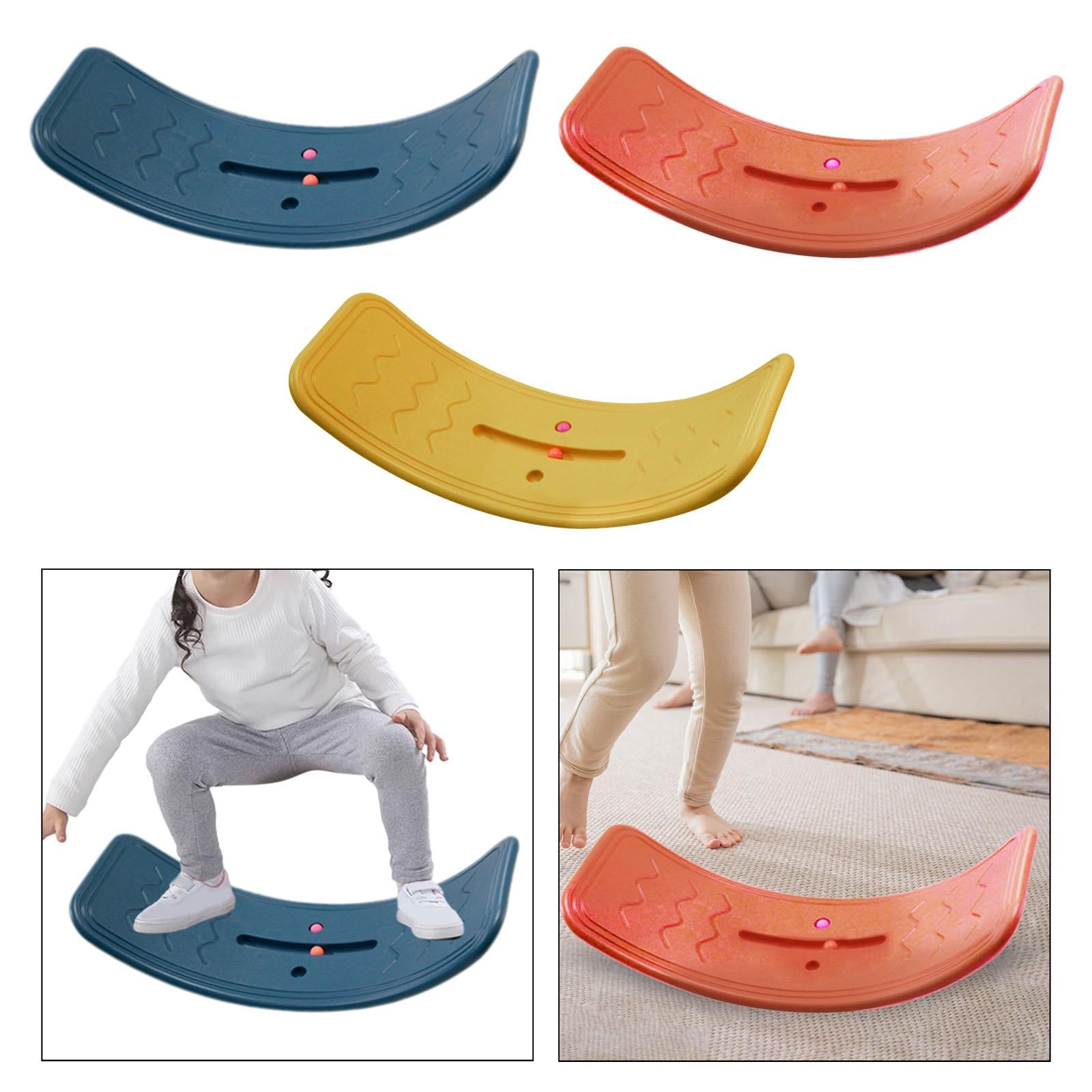 Kids Balance Board Portable Anti Slip Improve Concentration Balance Training Dark Blue