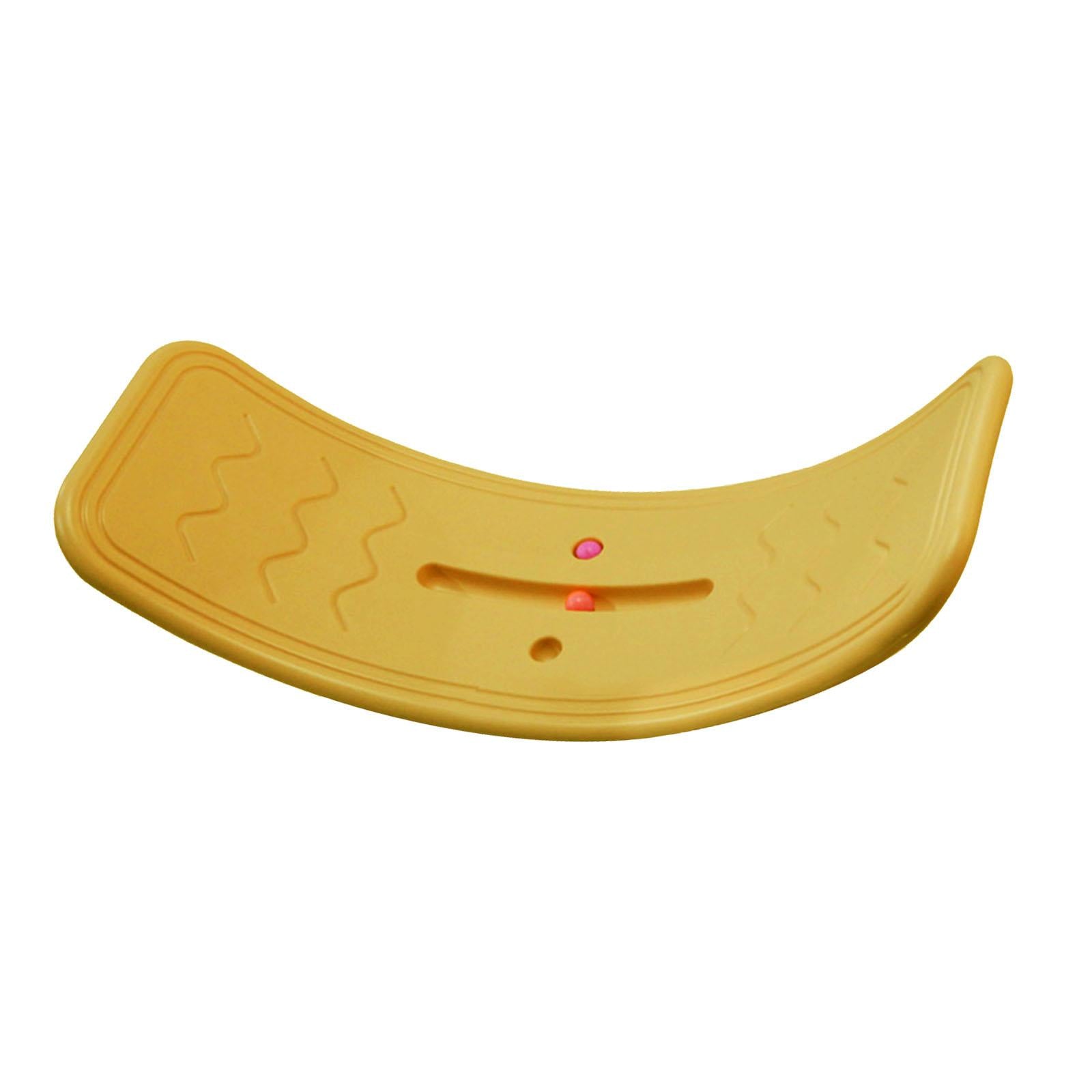 Kids Balance Board Portable Anti Slip Improve Concentration Balance Training Yellow