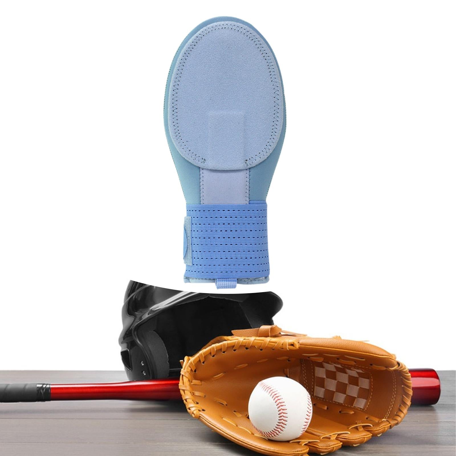 Baseball Softball Sliding Glove for Adults Hand Wrist Protector for Exercise Light Blue