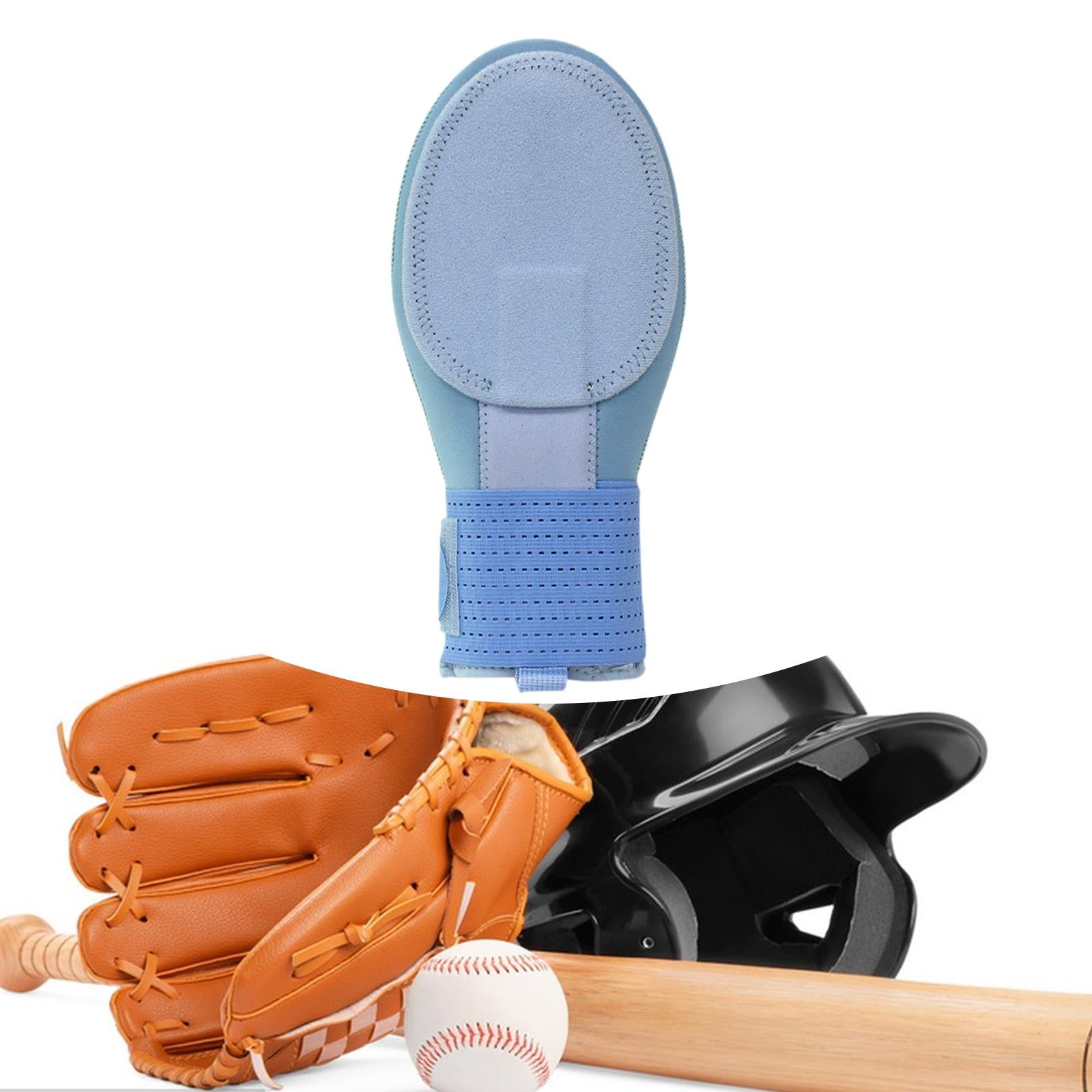 Baseball Softball Sliding Glove for Adults Hand Wrist Protector for Exercise Light Blue