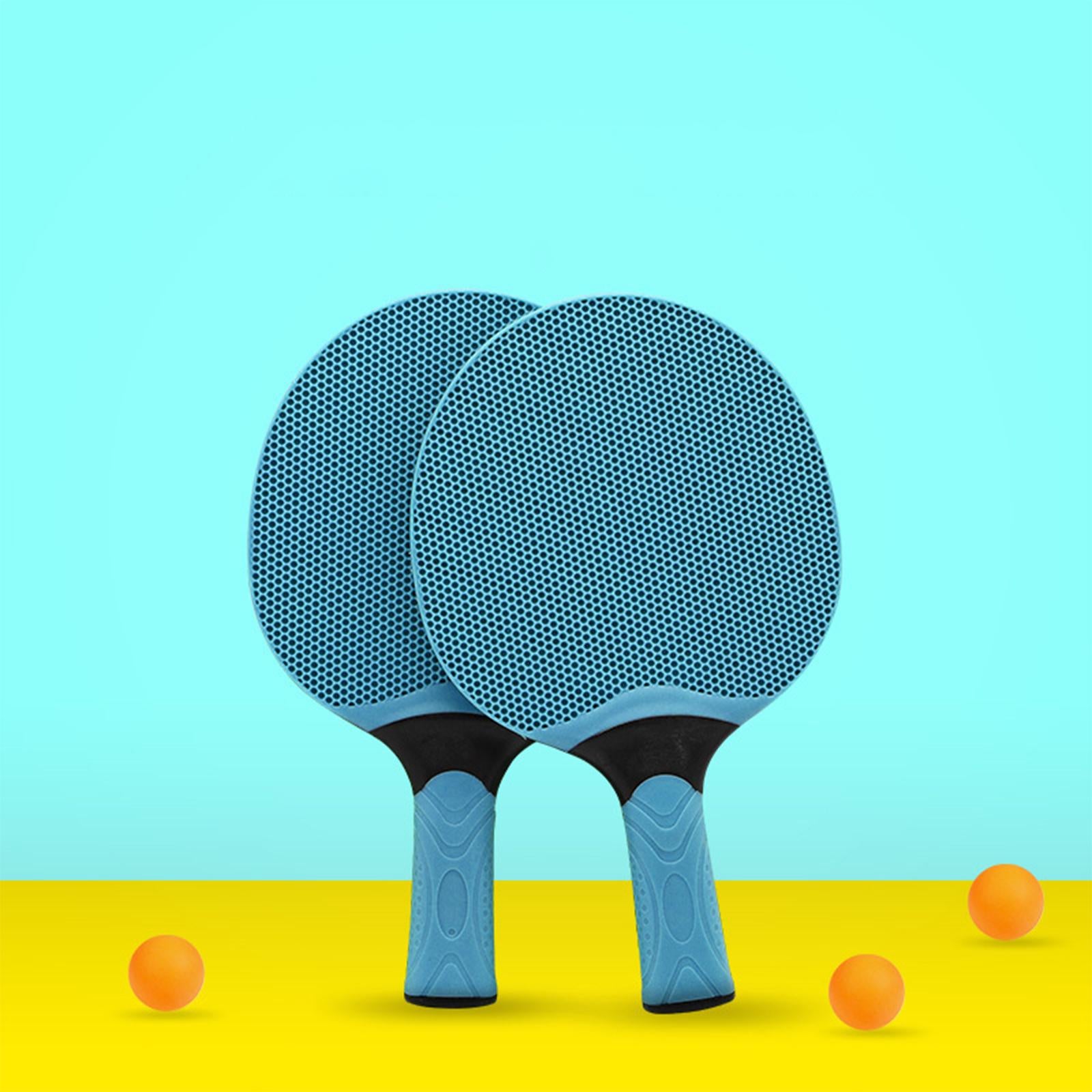 Table Tennis Racket Premium Table Tennis Paddle for Indoor Training Practice Dark Blue