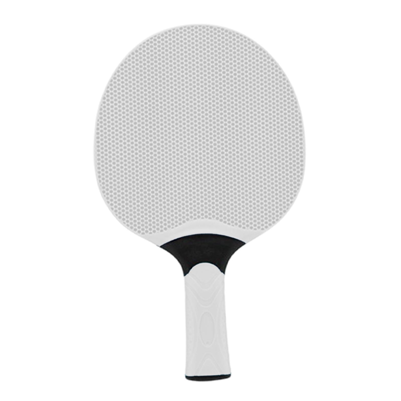 Table Tennis Racket Premium Table Tennis Paddle for Indoor Training Practice White