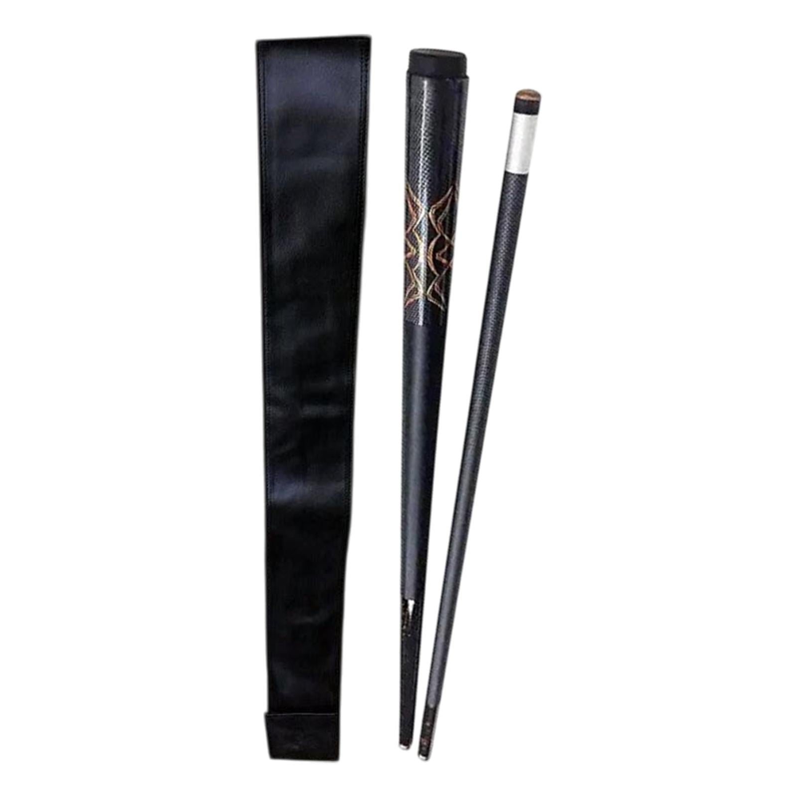 1/2 Pool Cue Trendy Handmade with Storage Pouch for Women Indoor Enthusiasts Gold