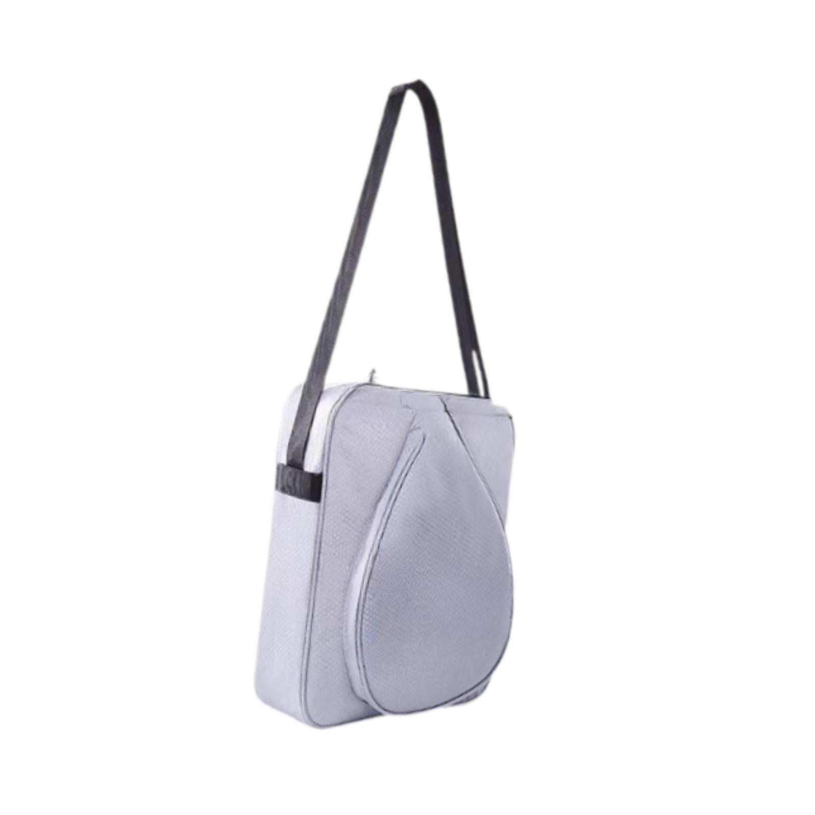 Tennis Bag Sports Carrier Multipurpose Multifunctional Badminton Racquet Bag Honeycomb Gray