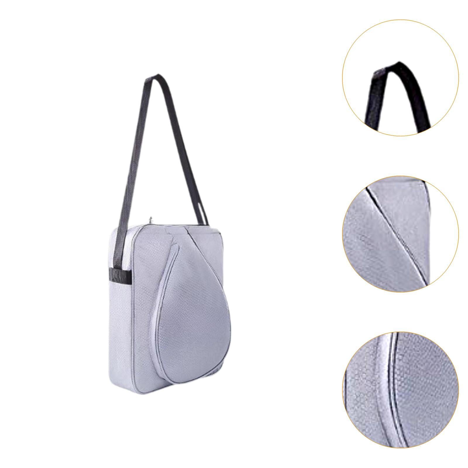 Tennis Bag Sports Carrier Multipurpose Multifunctional Badminton Racquet Bag Honeycomb Gray