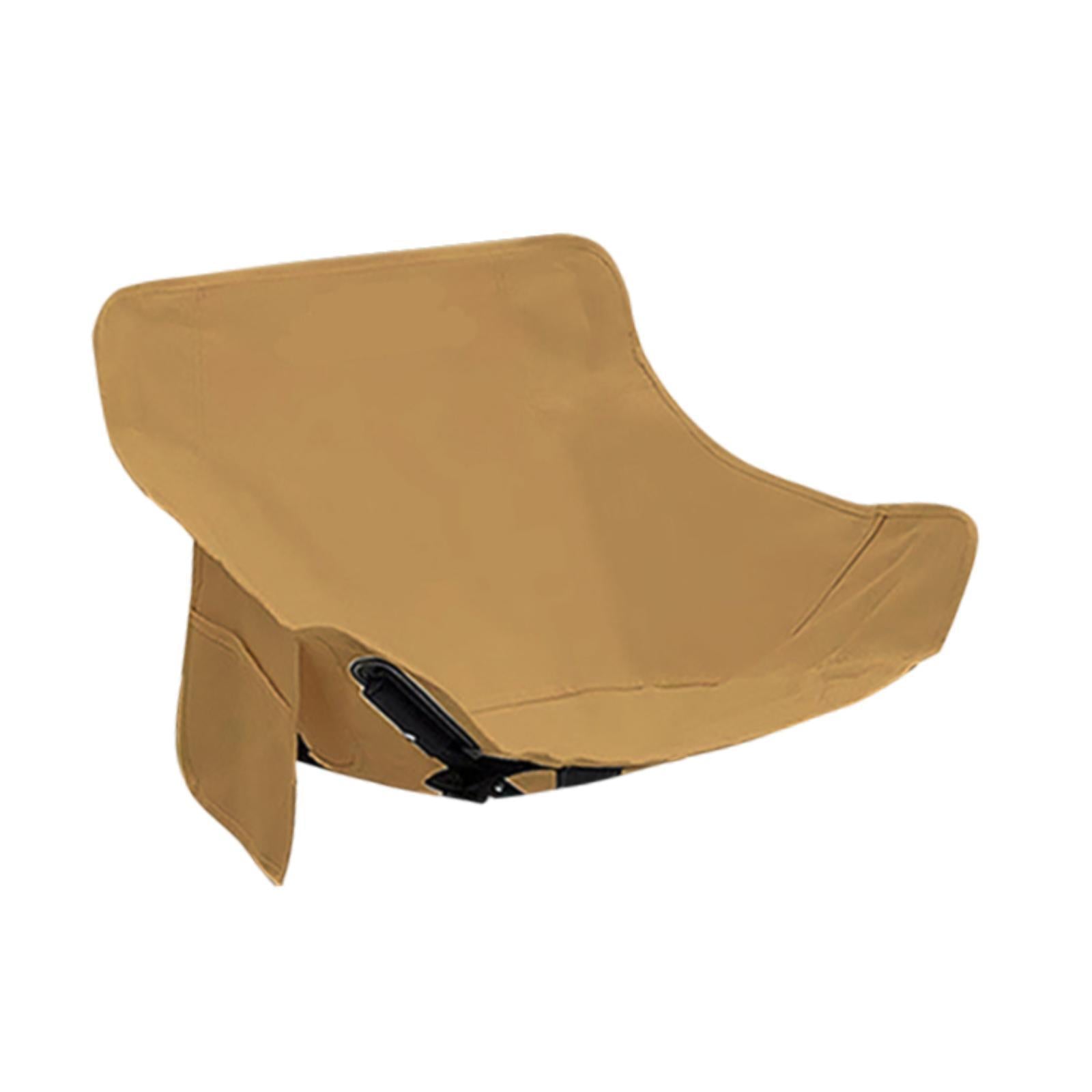Folding Camping Chair Cover Portable Replacement for Backyard Picnic Fishing Low Back Brown