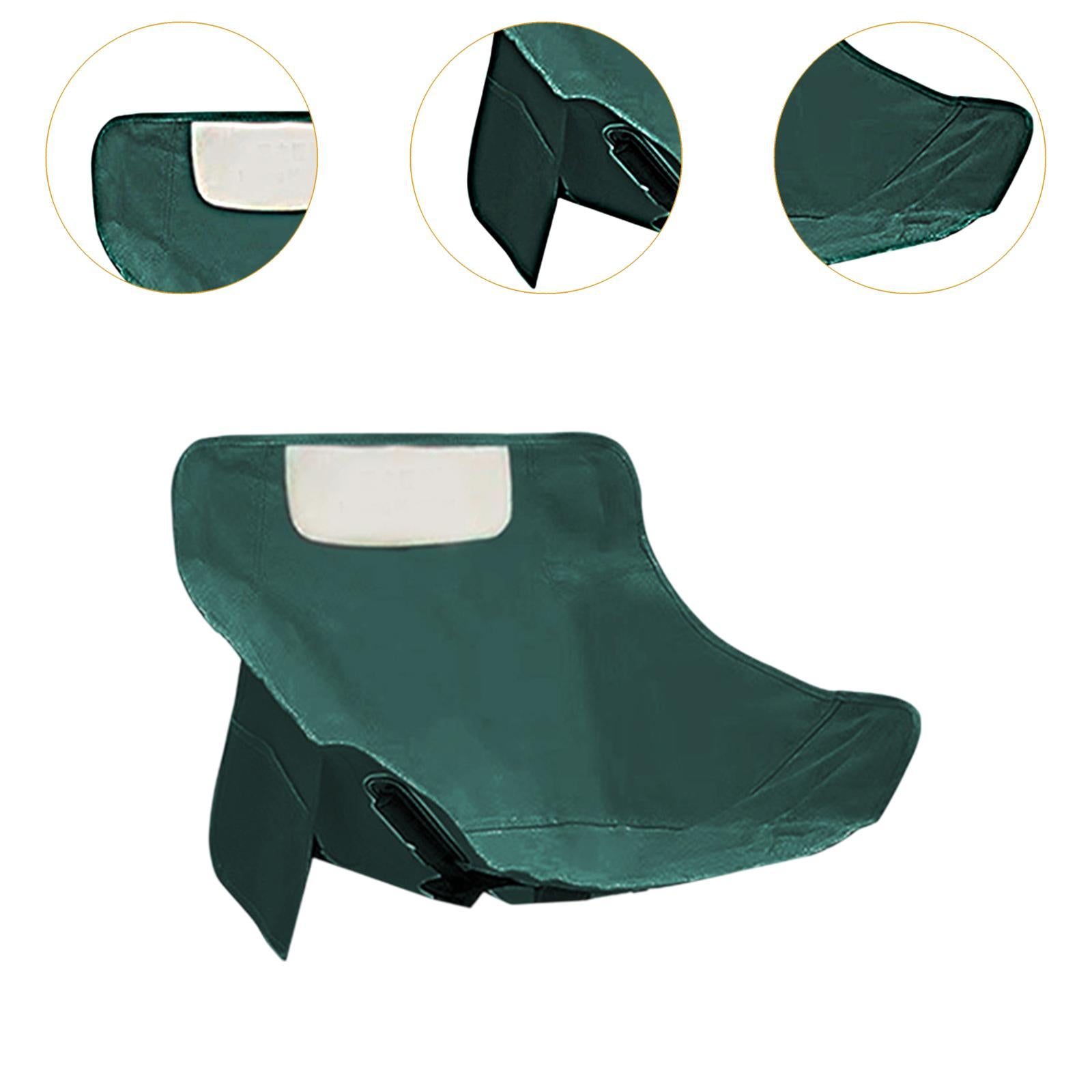 Folding Camping Chair Cover Portable Replacement for Backyard Picnic Fishing Low Back Green