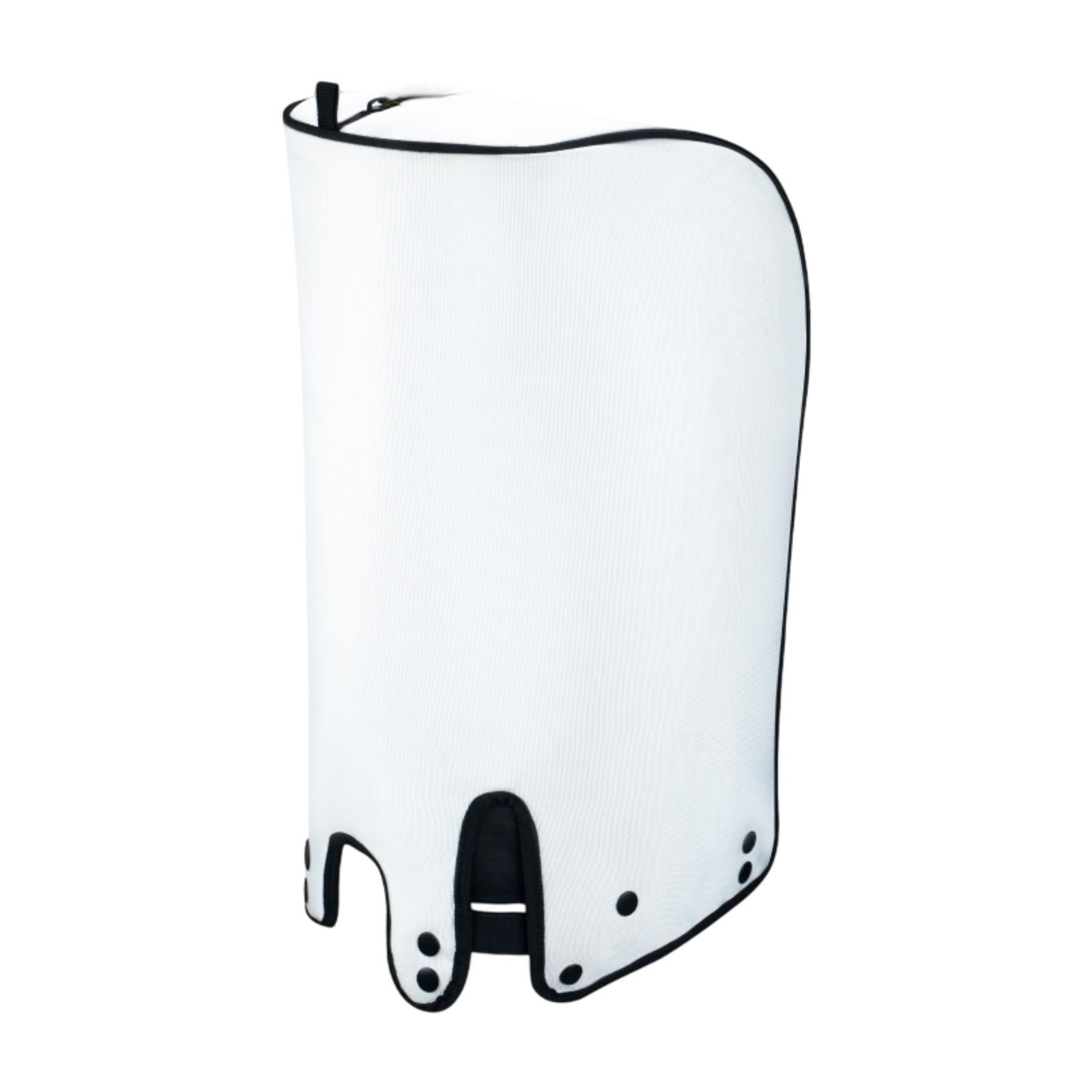 Golf Bag Cover Dustproof Rain Hood Cape for Travel Golf Course Driving Range White