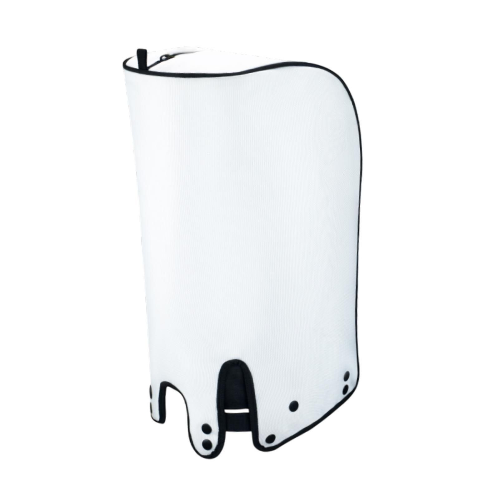 Golf Bag Cover Dustproof Rain Hood Cape for Travel Golf Course Driving Range White