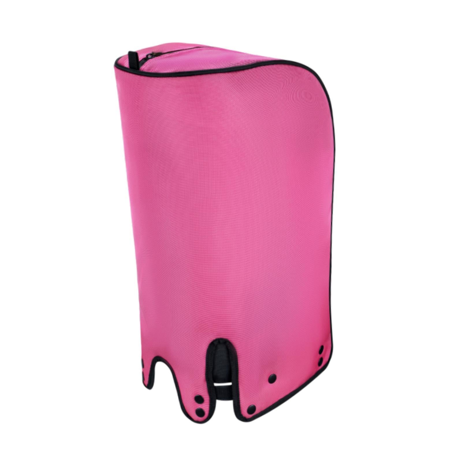 Golf Bag Cover Dustproof Rain Hood Cape for Travel Golf Course Driving Range Pink