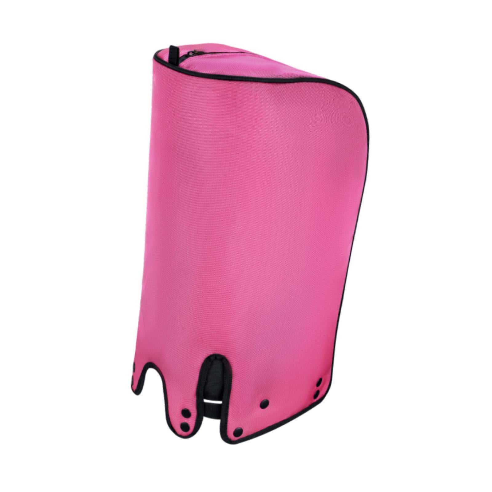Golf Bag Cover Dustproof Rain Hood Cape for Travel Golf Course Driving Range Pink