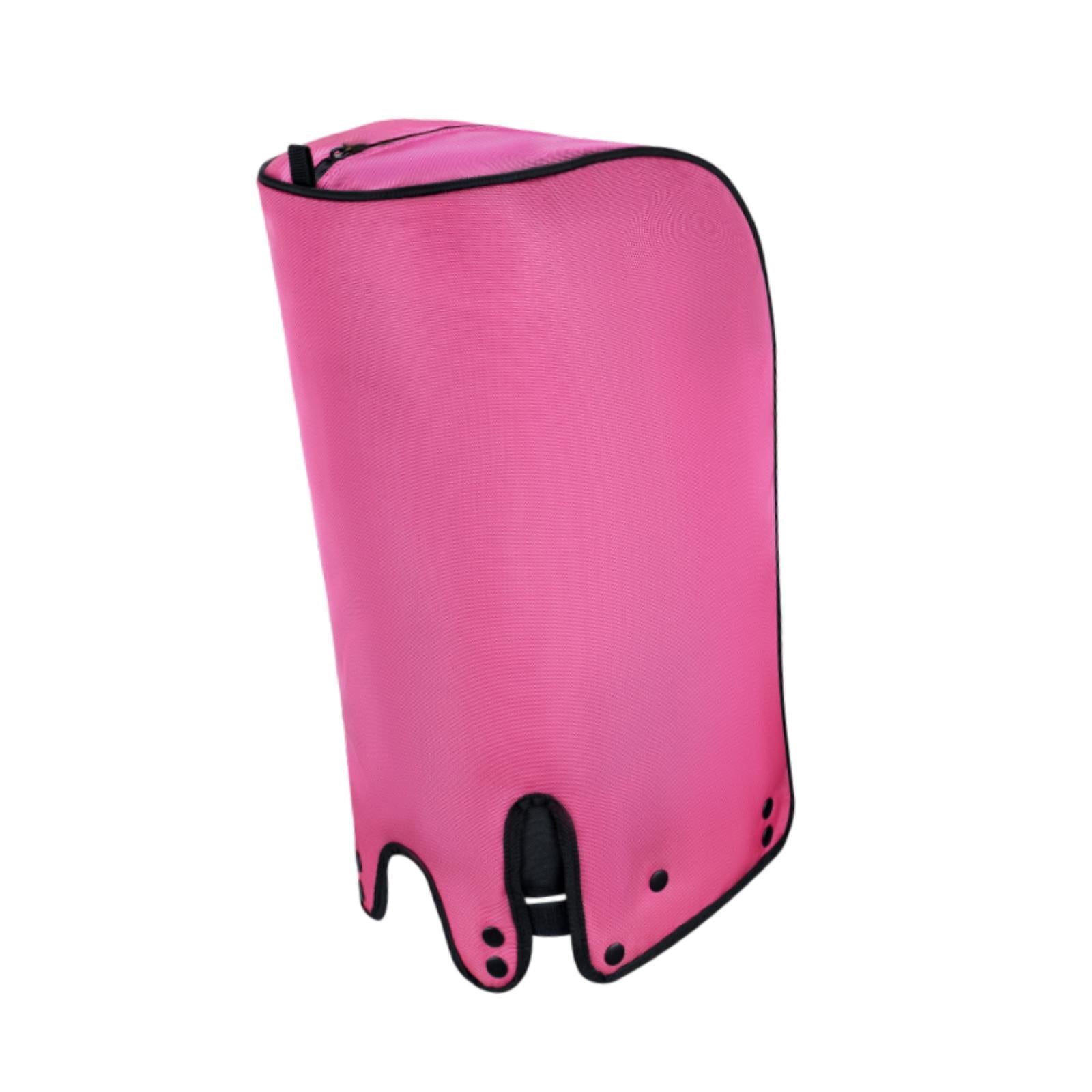 Golf Bag Cover Dustproof Rain Hood Cape for Travel Golf Course Driving Range Pink