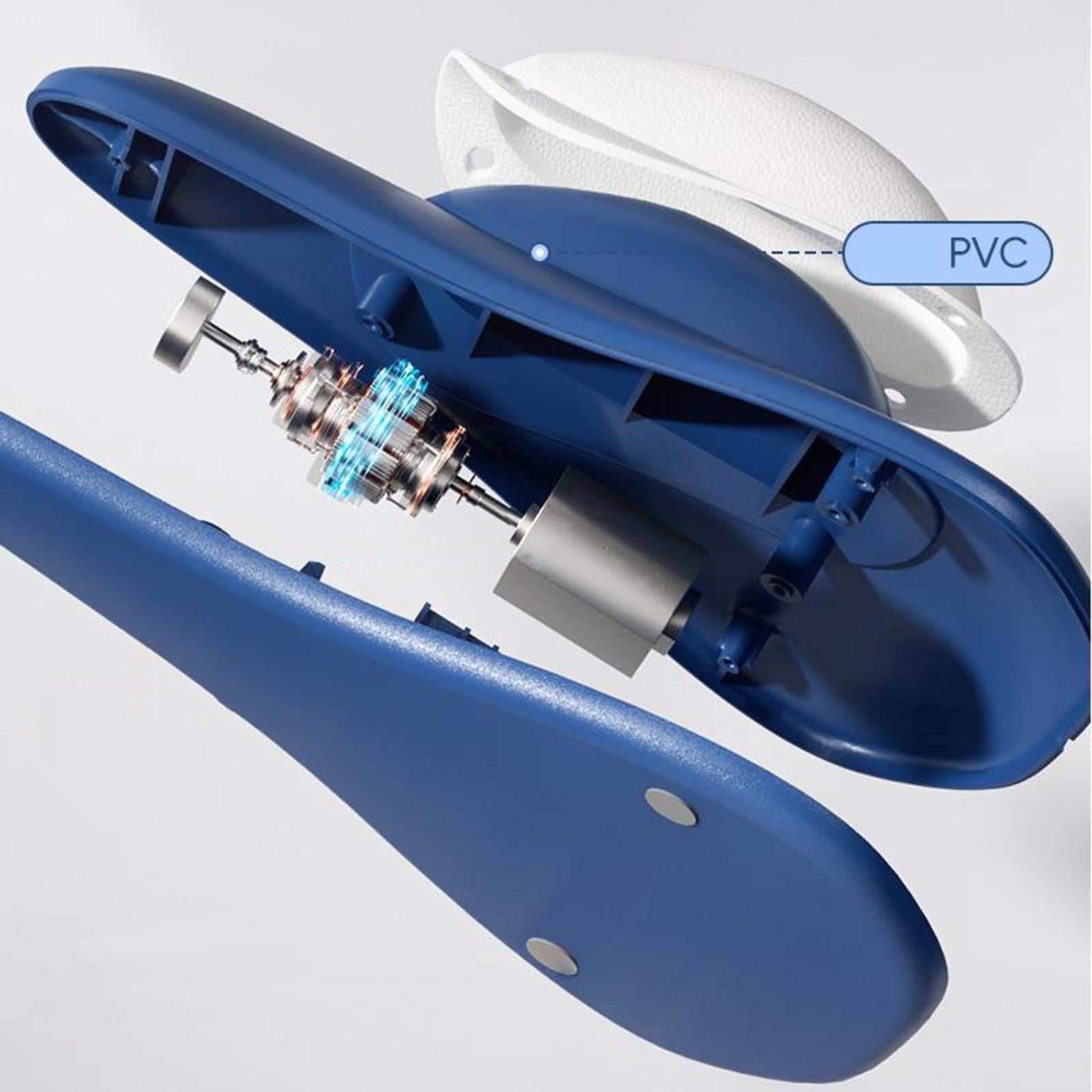 Pelvic Floor Strengthening Device Compact Exerciser for Yoga Sports Home Gym Blue