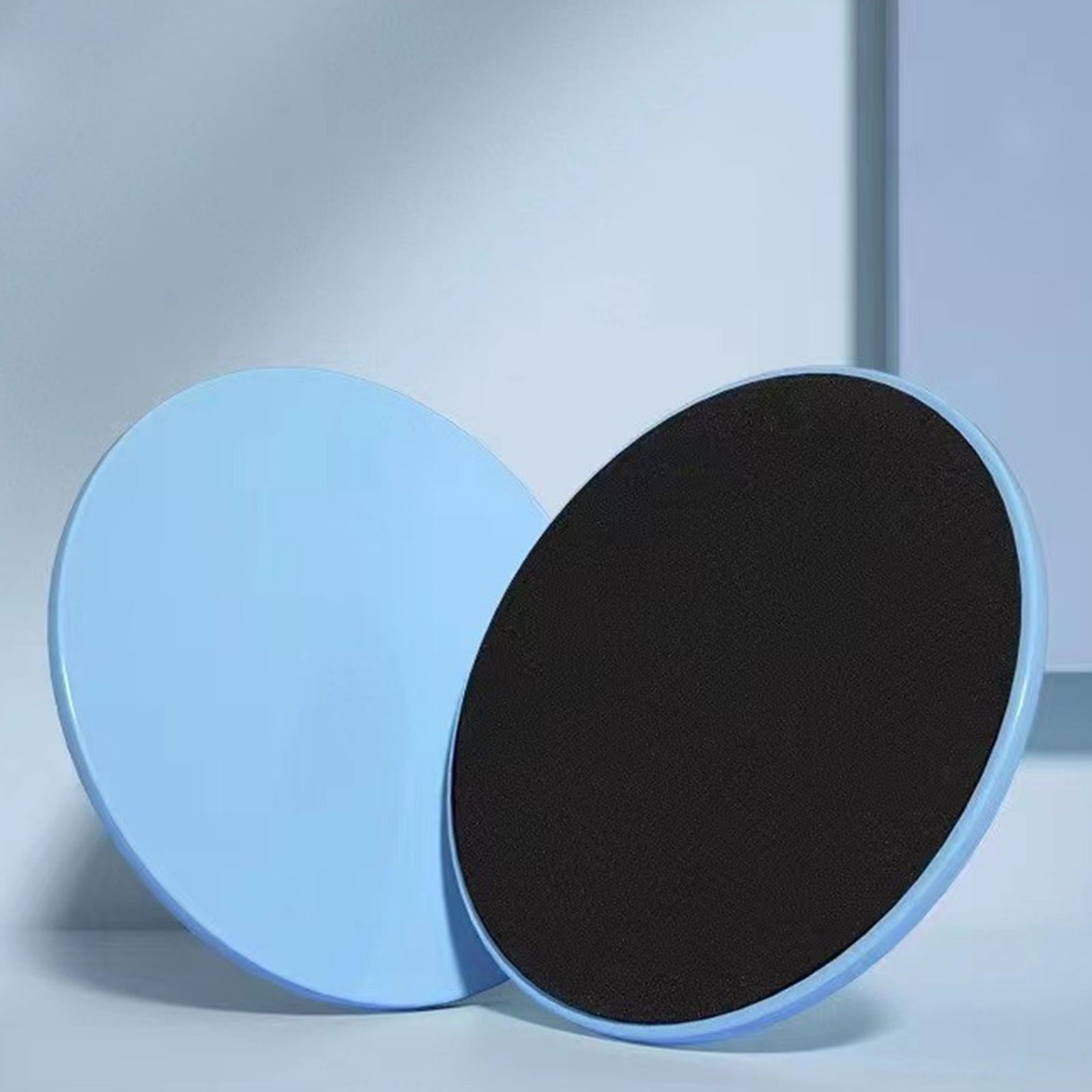 2Pcs Core Sliders for Working Out Exercise Gliding Discs for Improve Balance blue