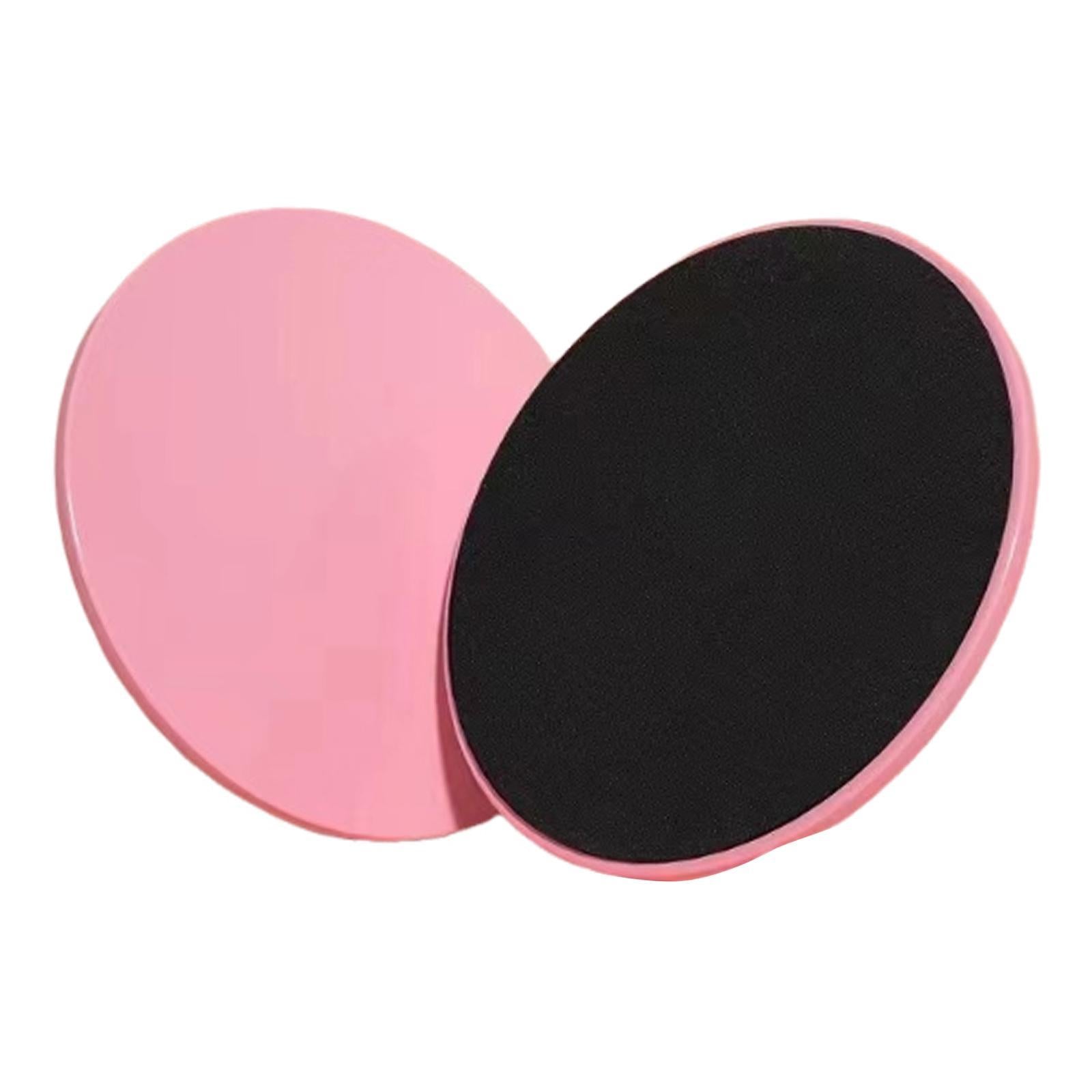 2Pcs Core Sliders for Working Out Exercise Gliding Discs for Improve Balance pink