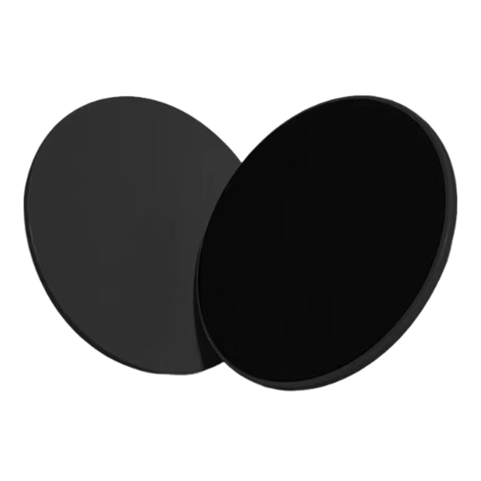2Pcs Core Sliders for Working Out Exercise Gliding Discs for Improve Balance black
