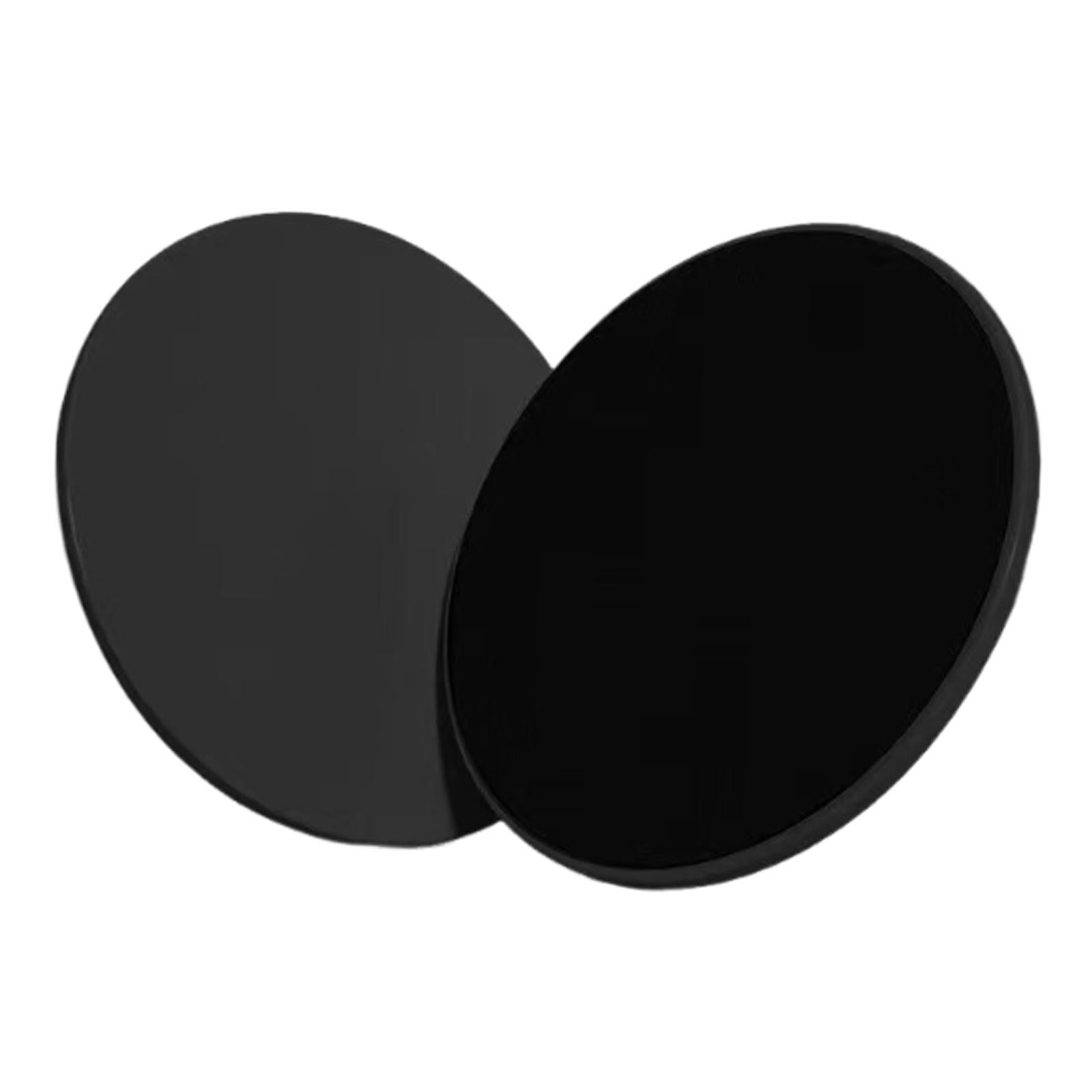 2Pcs Core Sliders for Working Out Exercise Gliding Discs for Improve Balance black