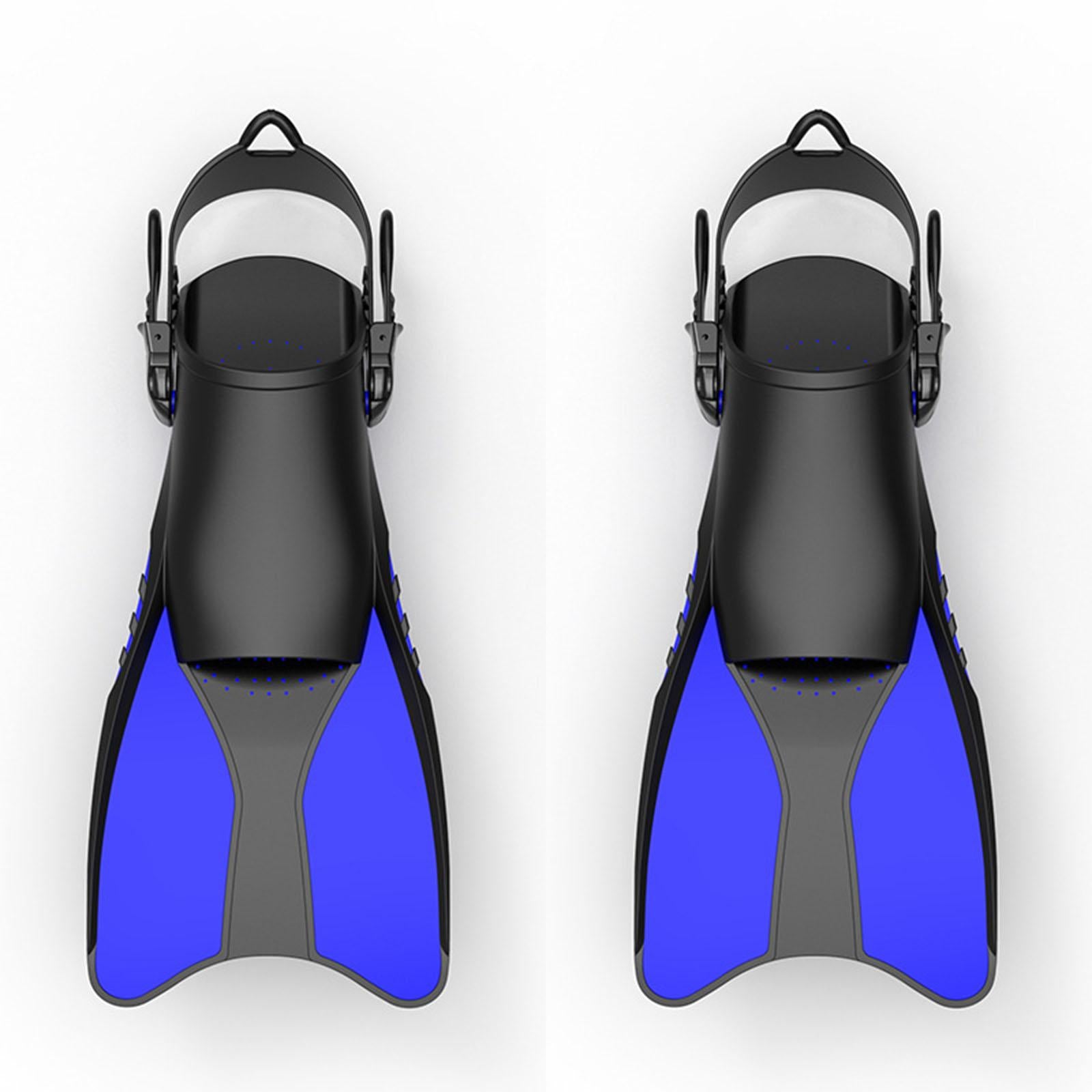 Scuba Diving Fins for Men Women Diving Equipment for Water Sports Snorkeling 38 to 42 Blue