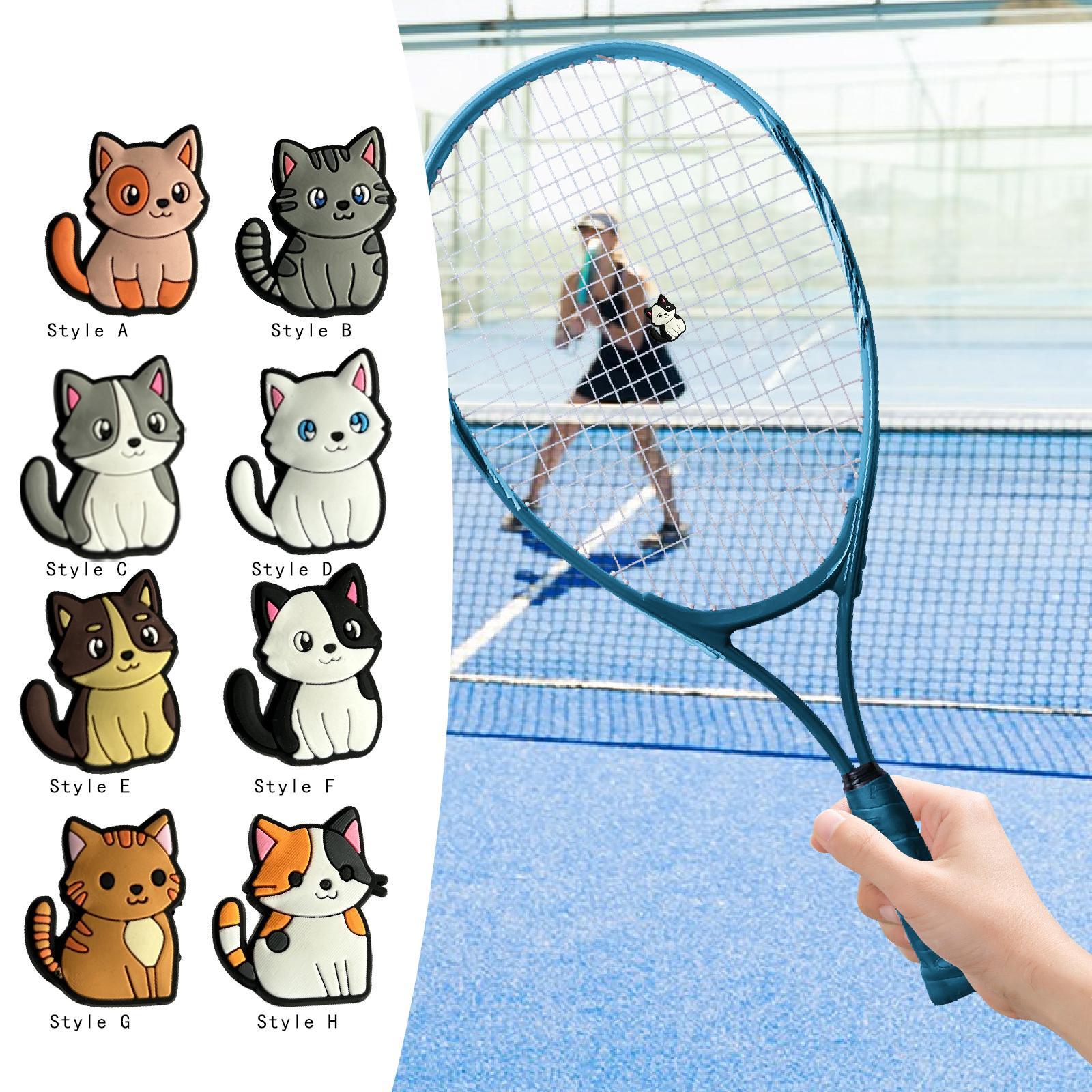 Tennis Racket Vibration Dampener Shock Absorber for Squash Beginners Outdoor Style A