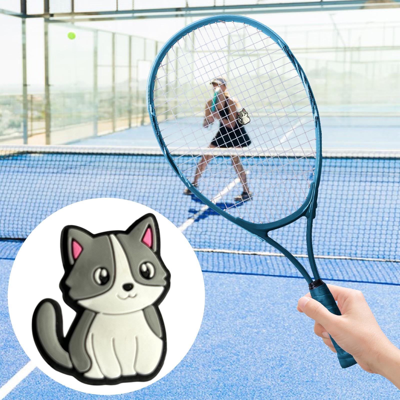 Tennis Racket Vibration Dampener Shock Absorber for Squash Beginners Outdoor Style C