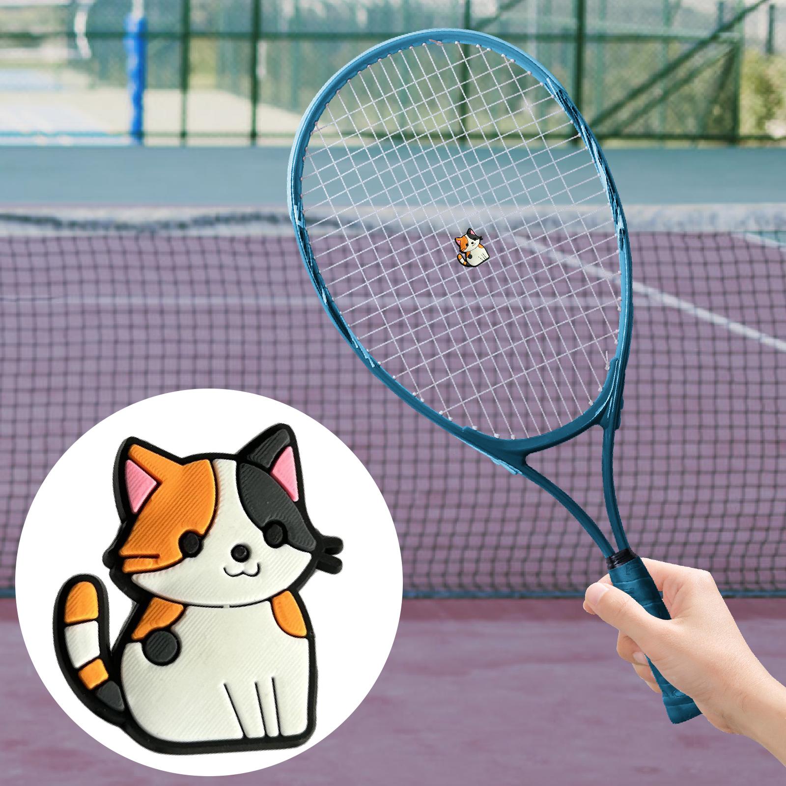 Tennis Racket Vibration Dampener Shock Absorber for Squash Beginners Outdoor Style H